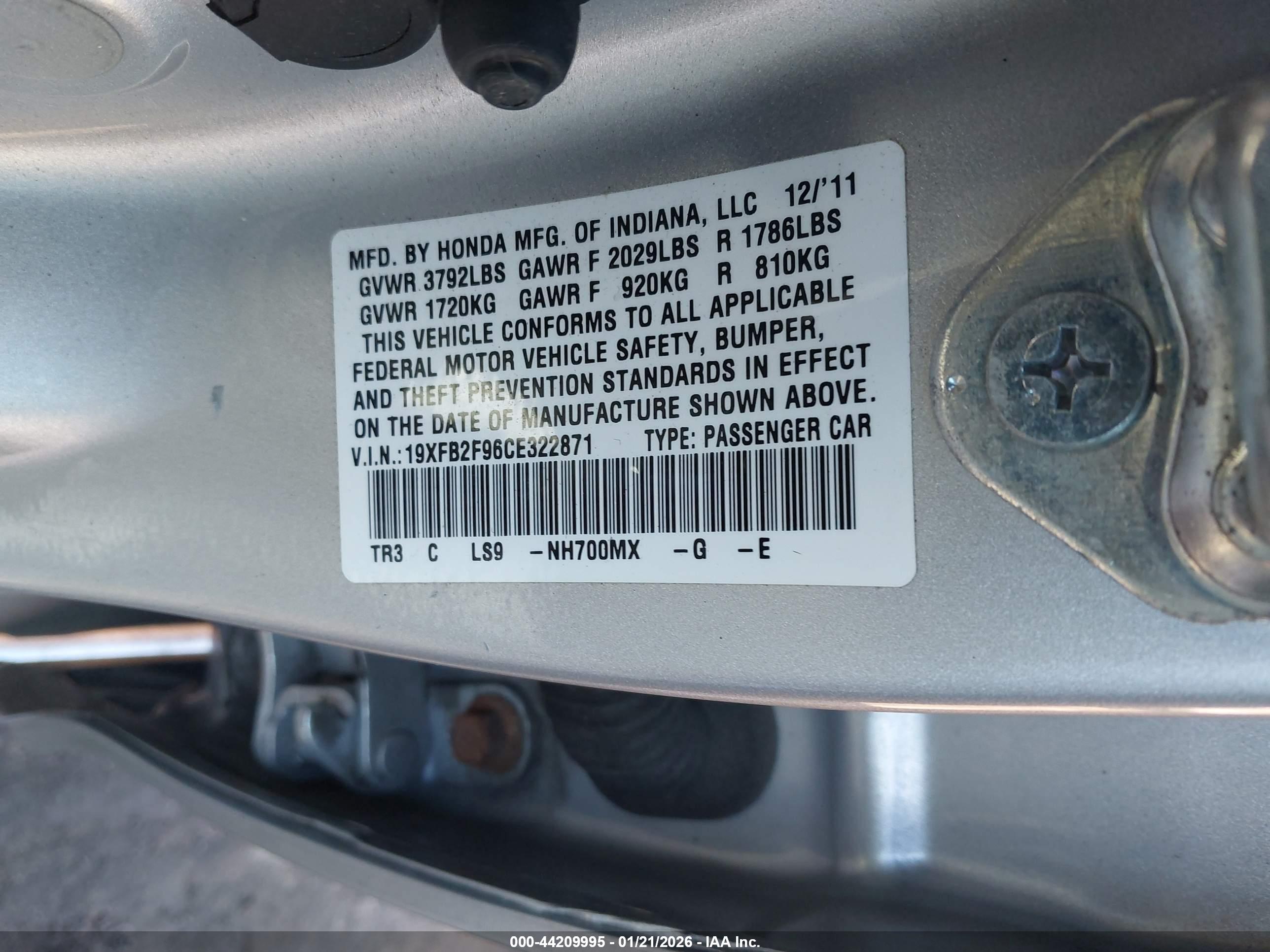 HONDA CIVIC image 9