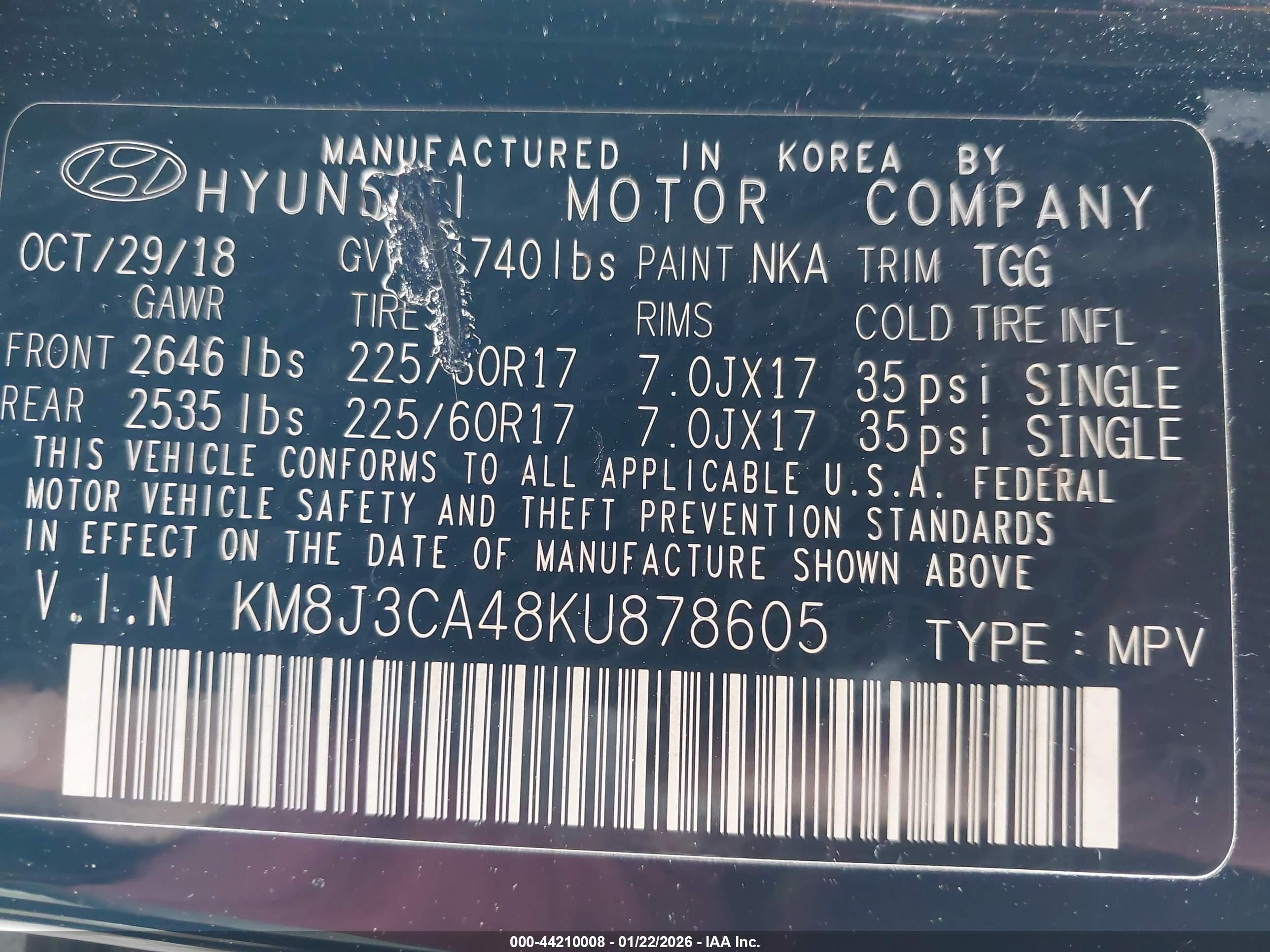 HYUNDAI TUCSON image 9