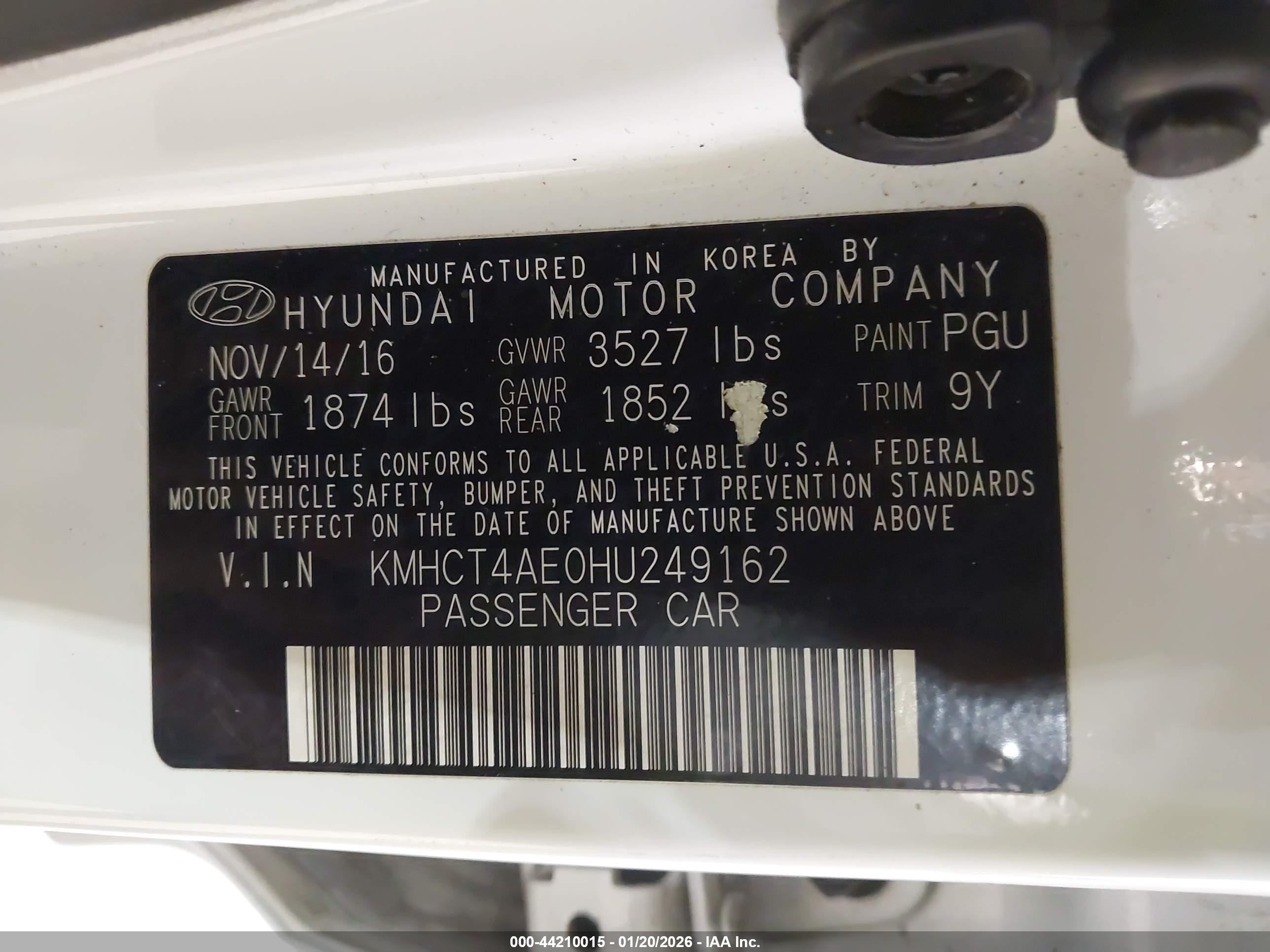 HYUNDAI ACCENT image 9