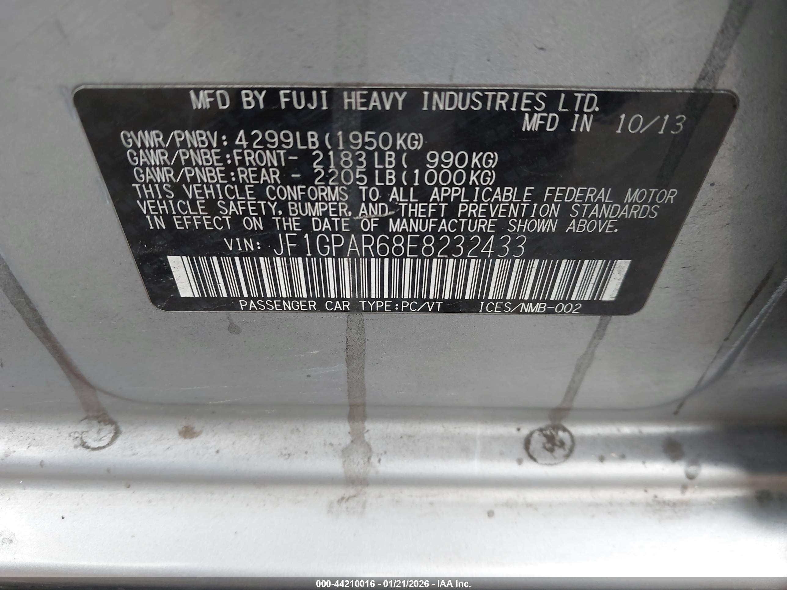 SUBARU IMPREZA image 9
