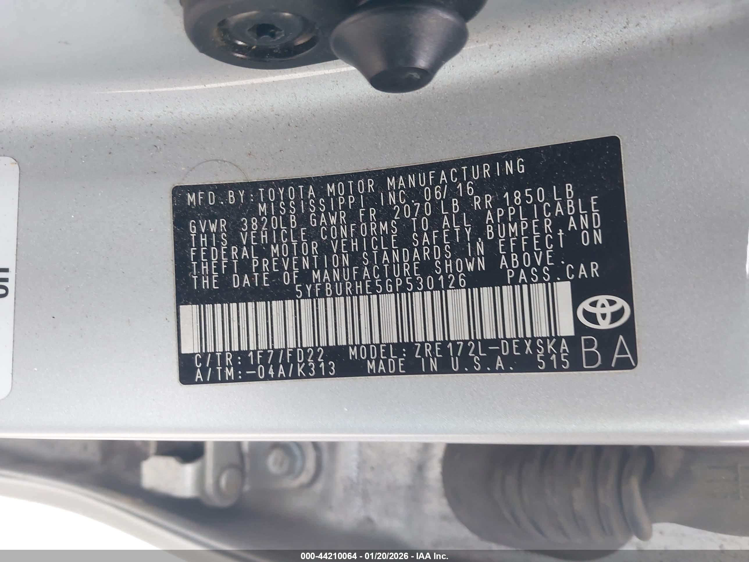 TOYOTA COROLLA image 9