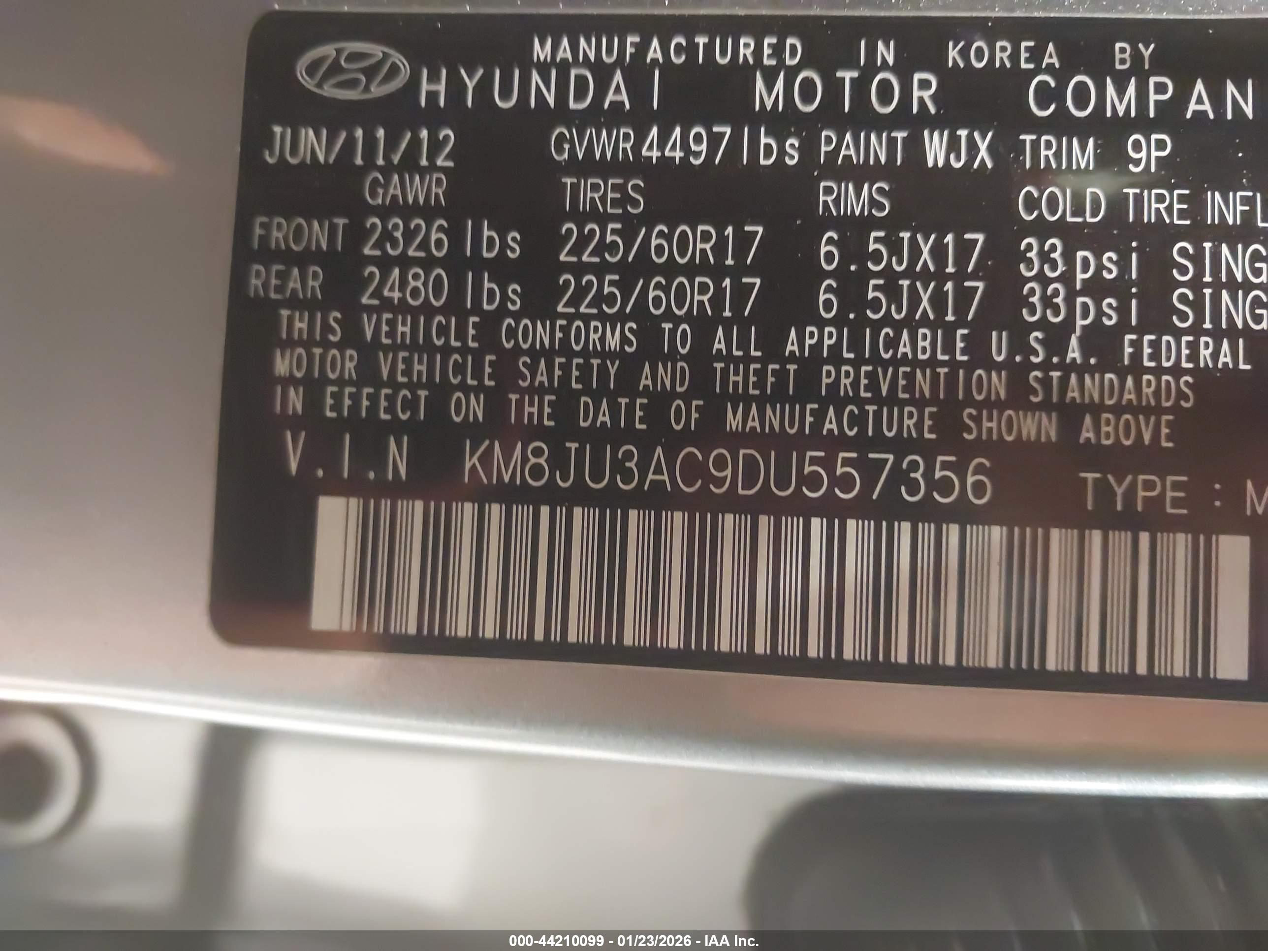 HYUNDAI TUCSON image 9