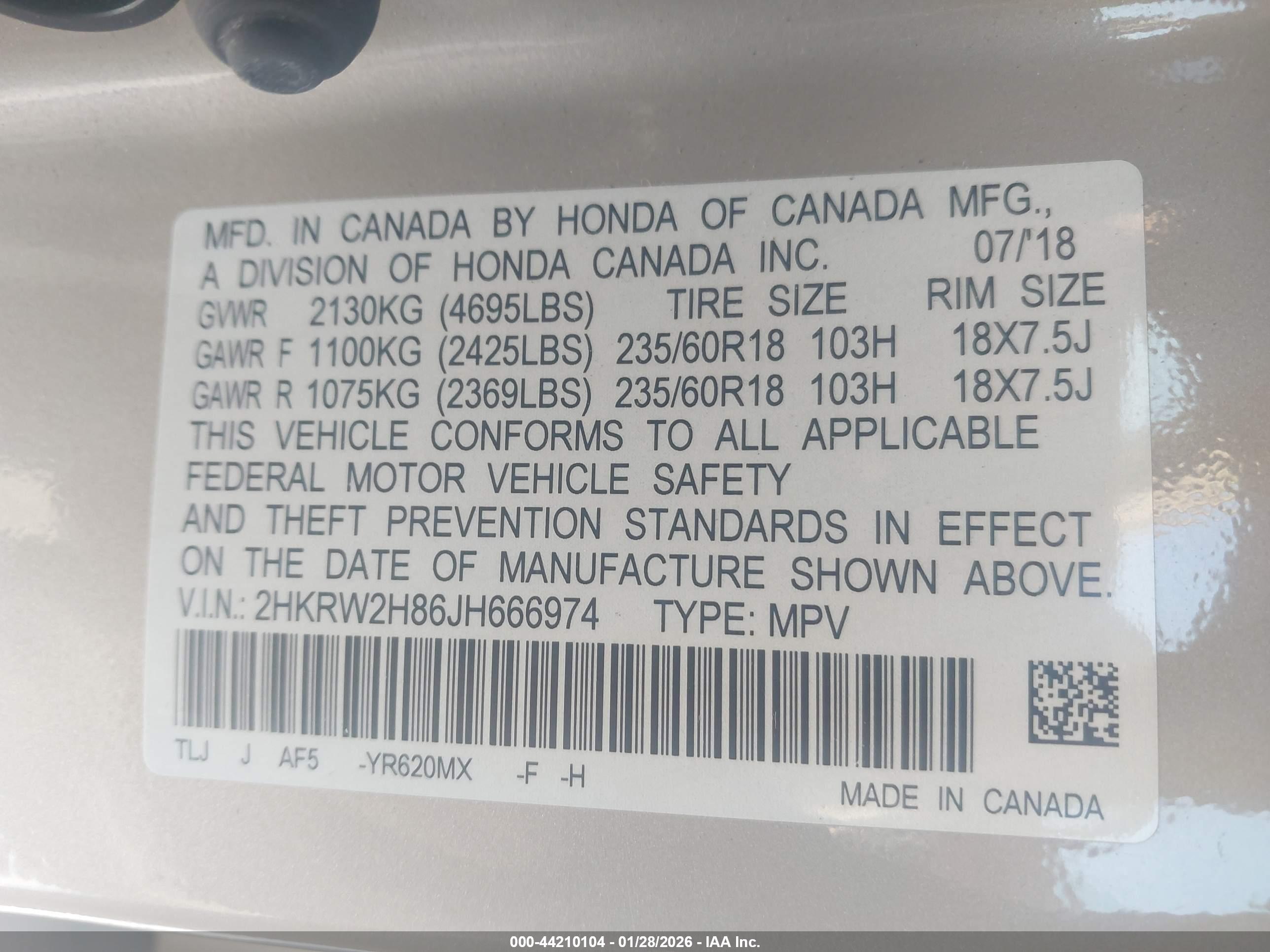 HONDA CR-V image 9