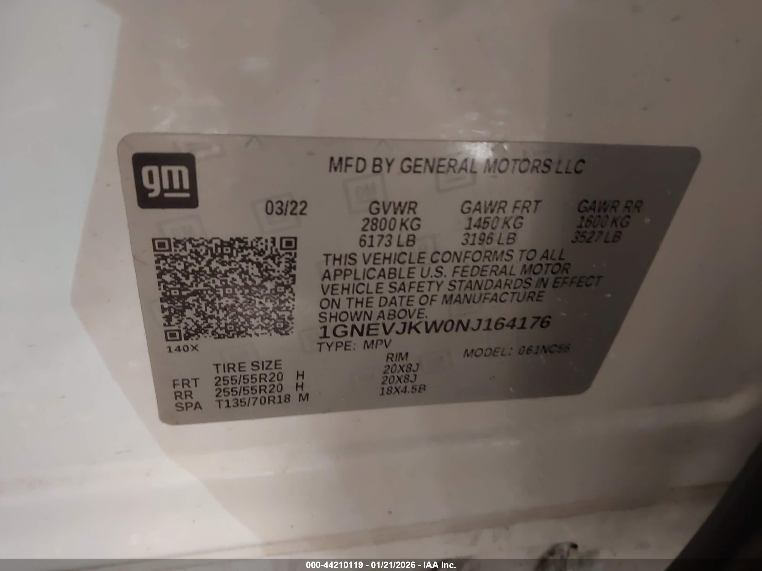 CHEVROLET TRAVERSE image 9