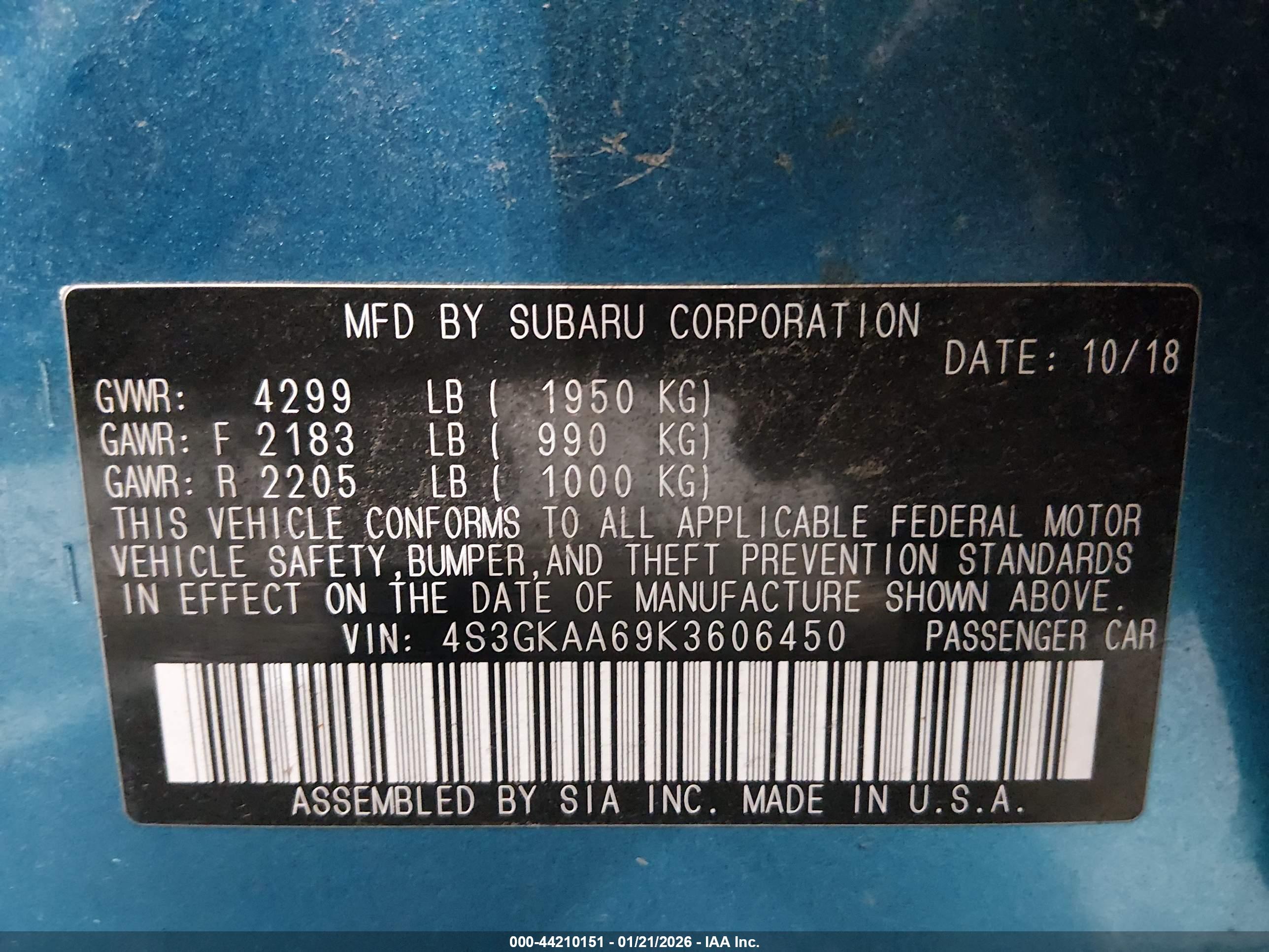 SUBARU IMPREZA image 9