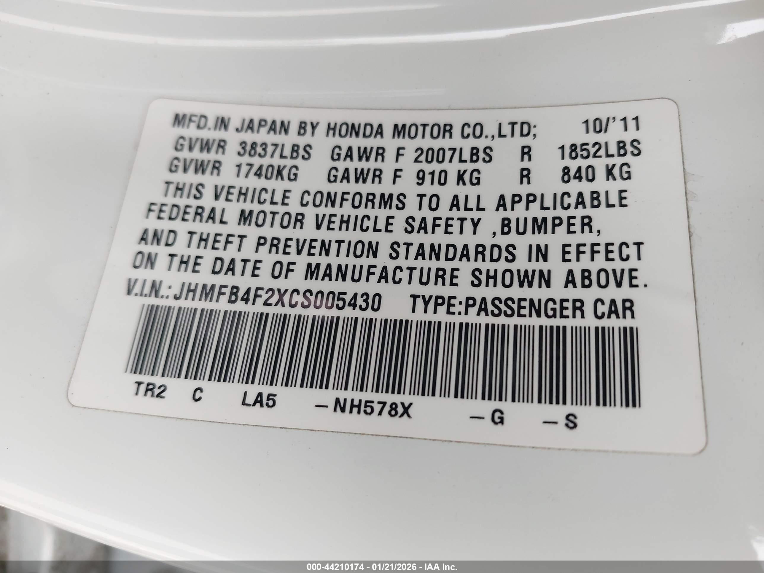 HONDA CIVIC image 9