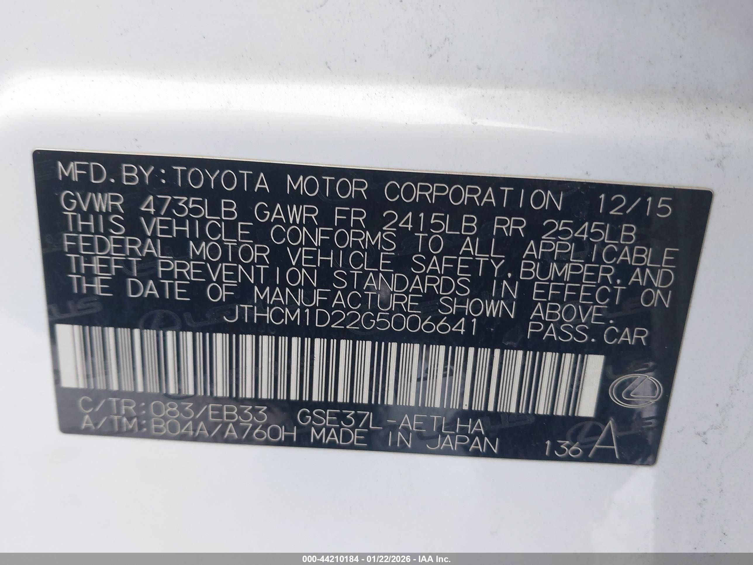 LEXUS IS image 9