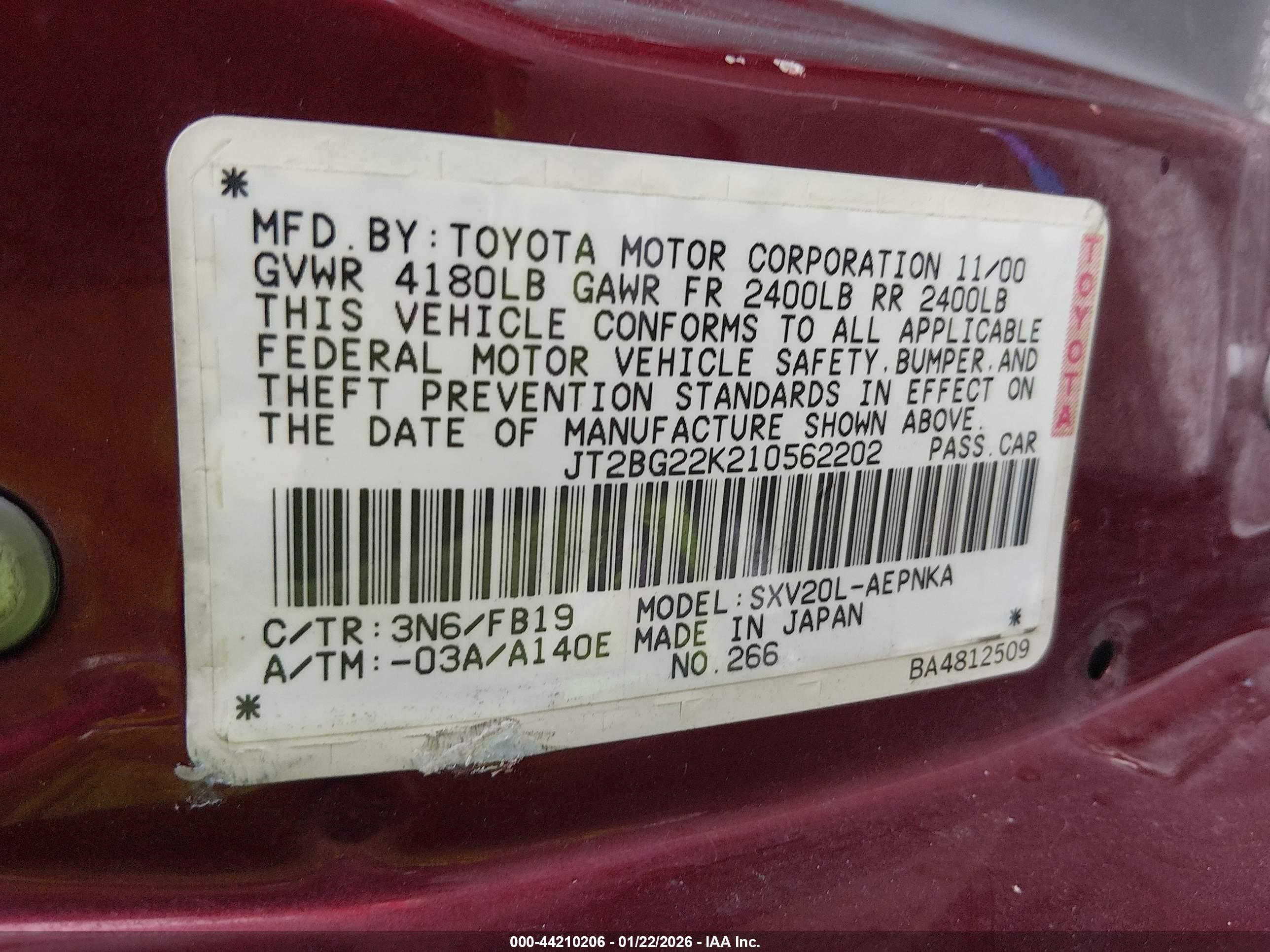 TOYOTA CAMRY image 9