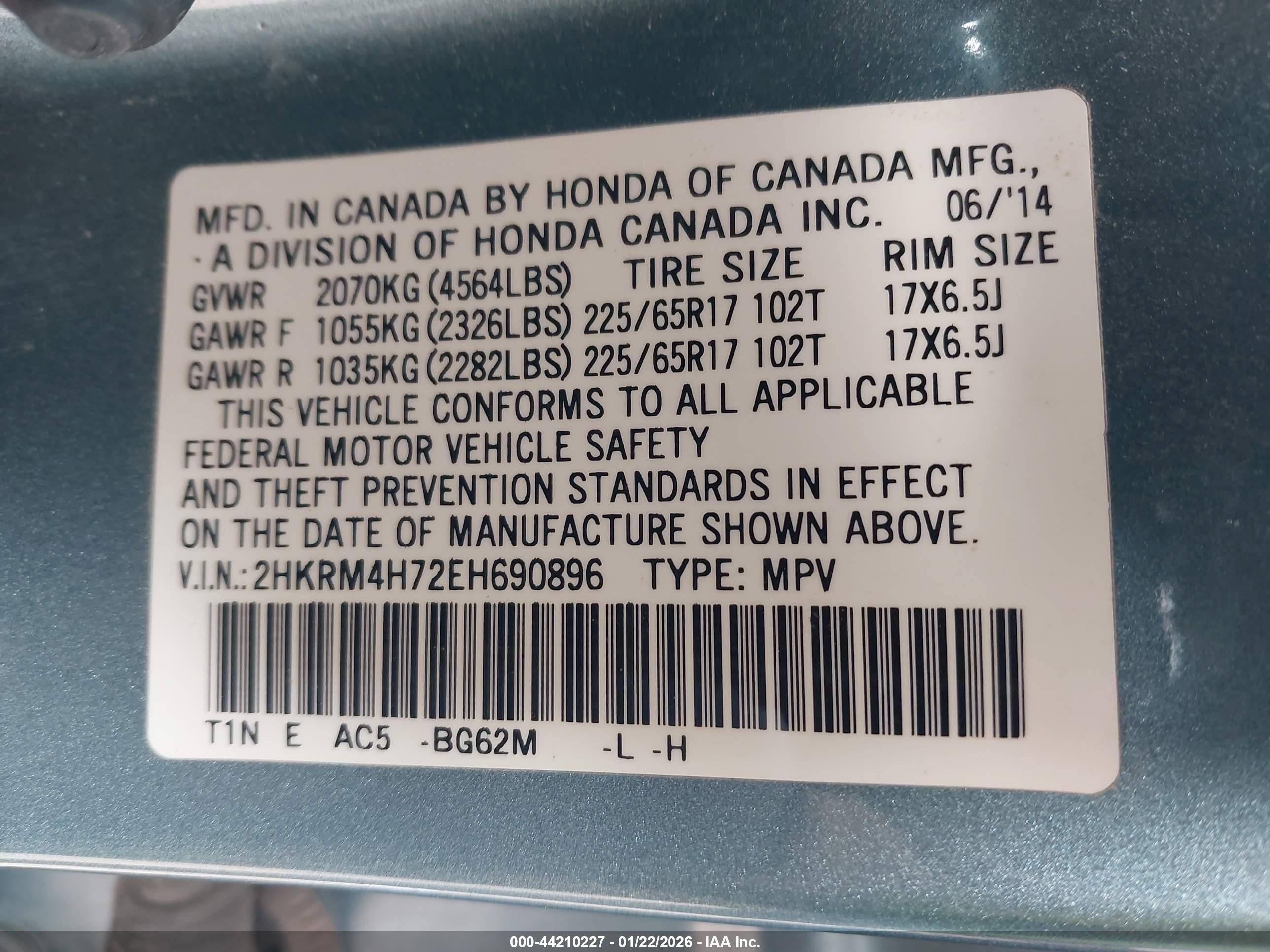 HONDA CR-V image 9