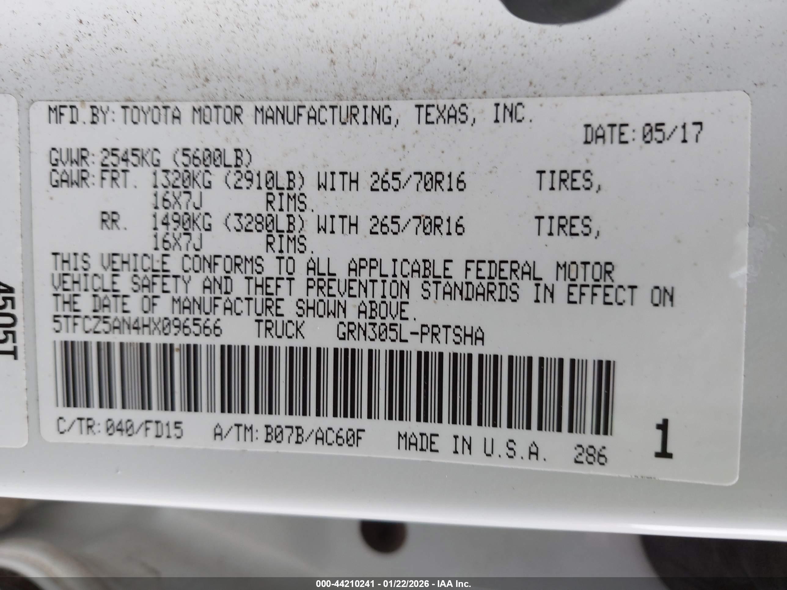 TOYOTA TACOMA image 9