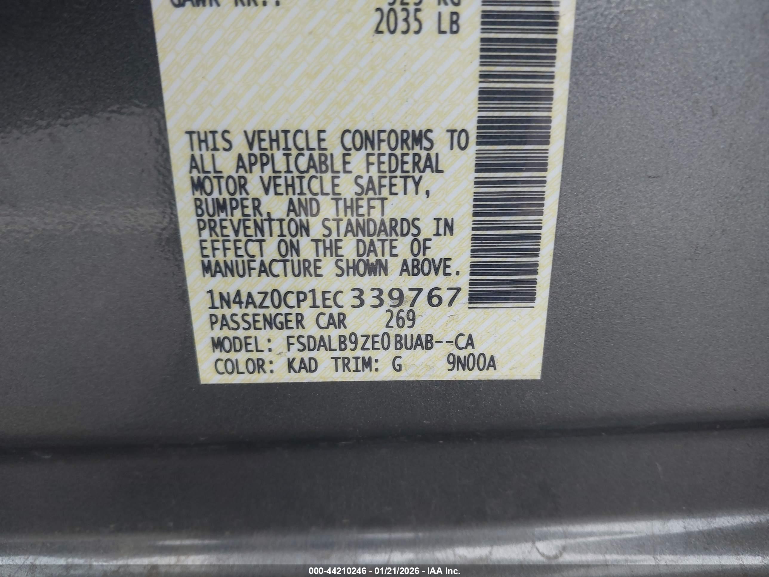 NISSAN LEAF image 9