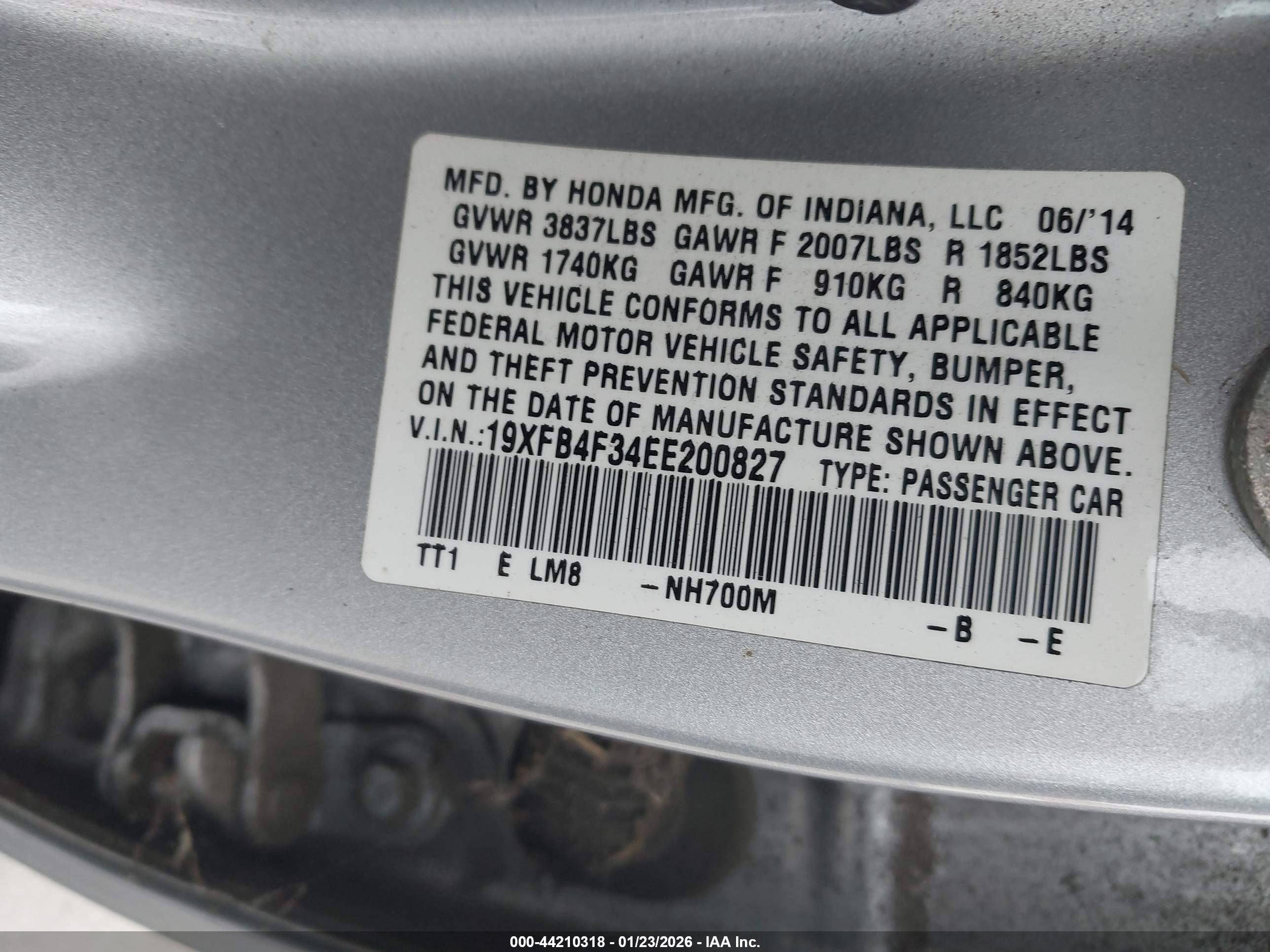 HONDA CIVIC image 9
