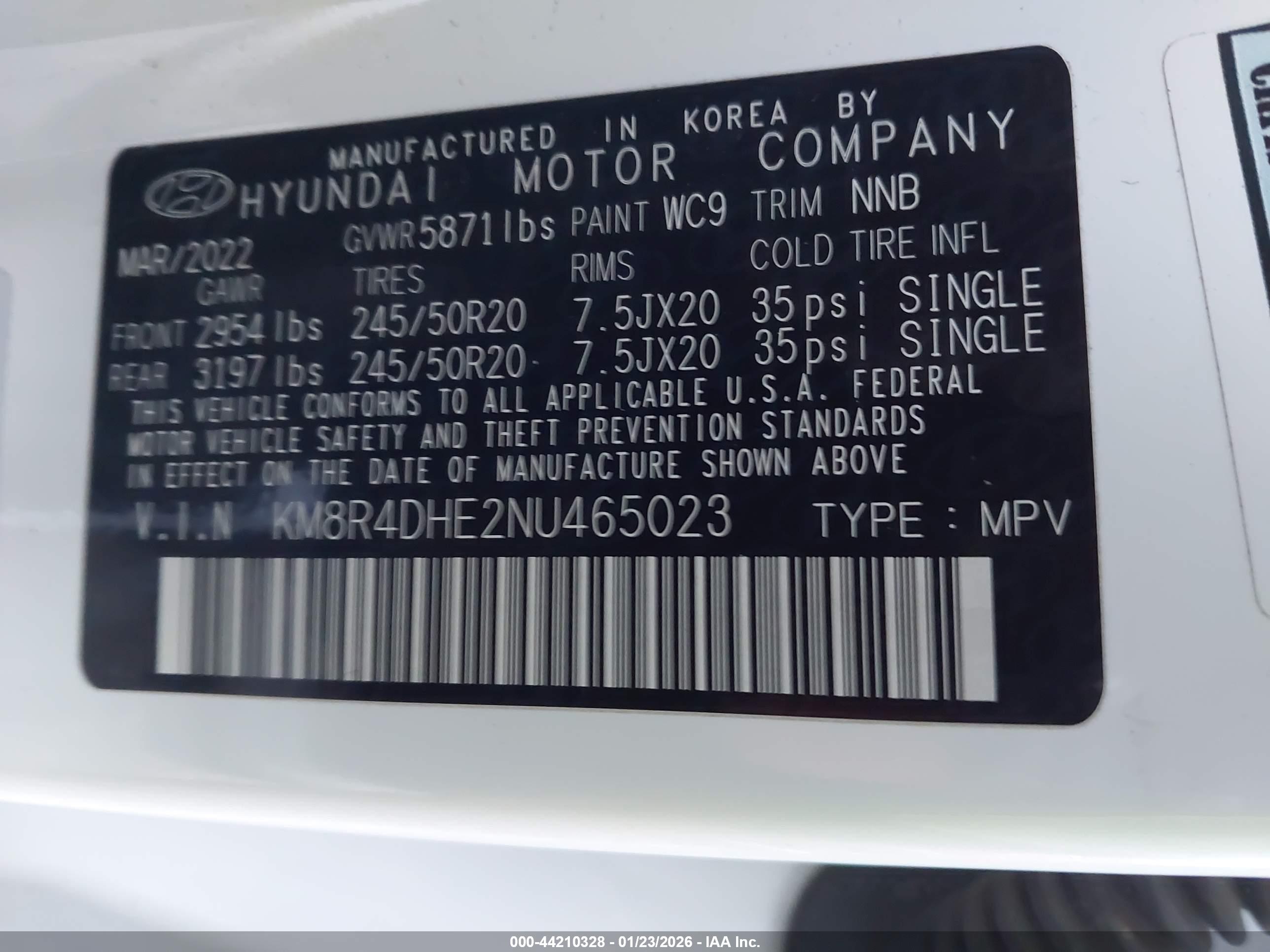 HYUNDAI PALISADE image 9