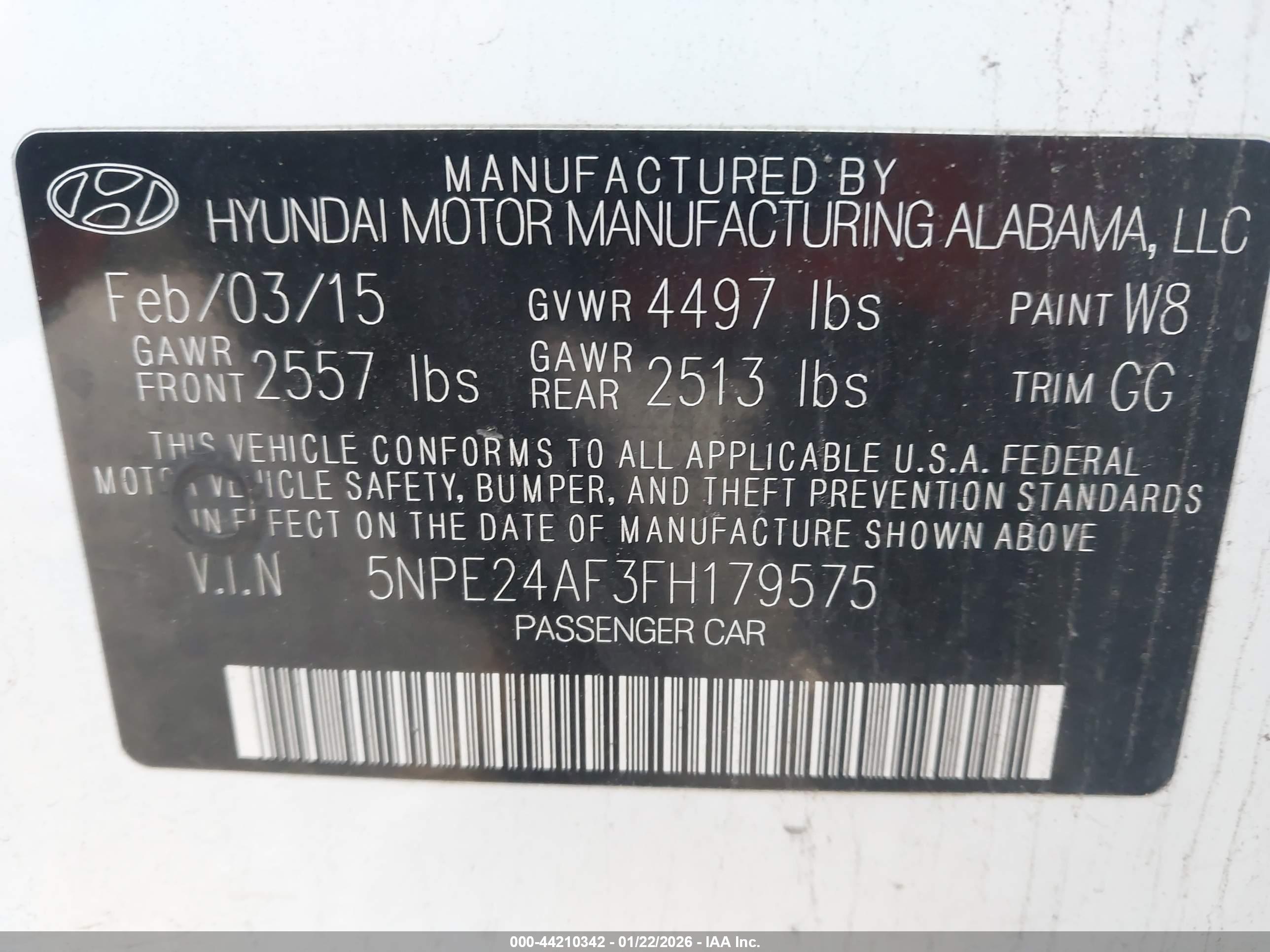 HYUNDAI SONATA image 9