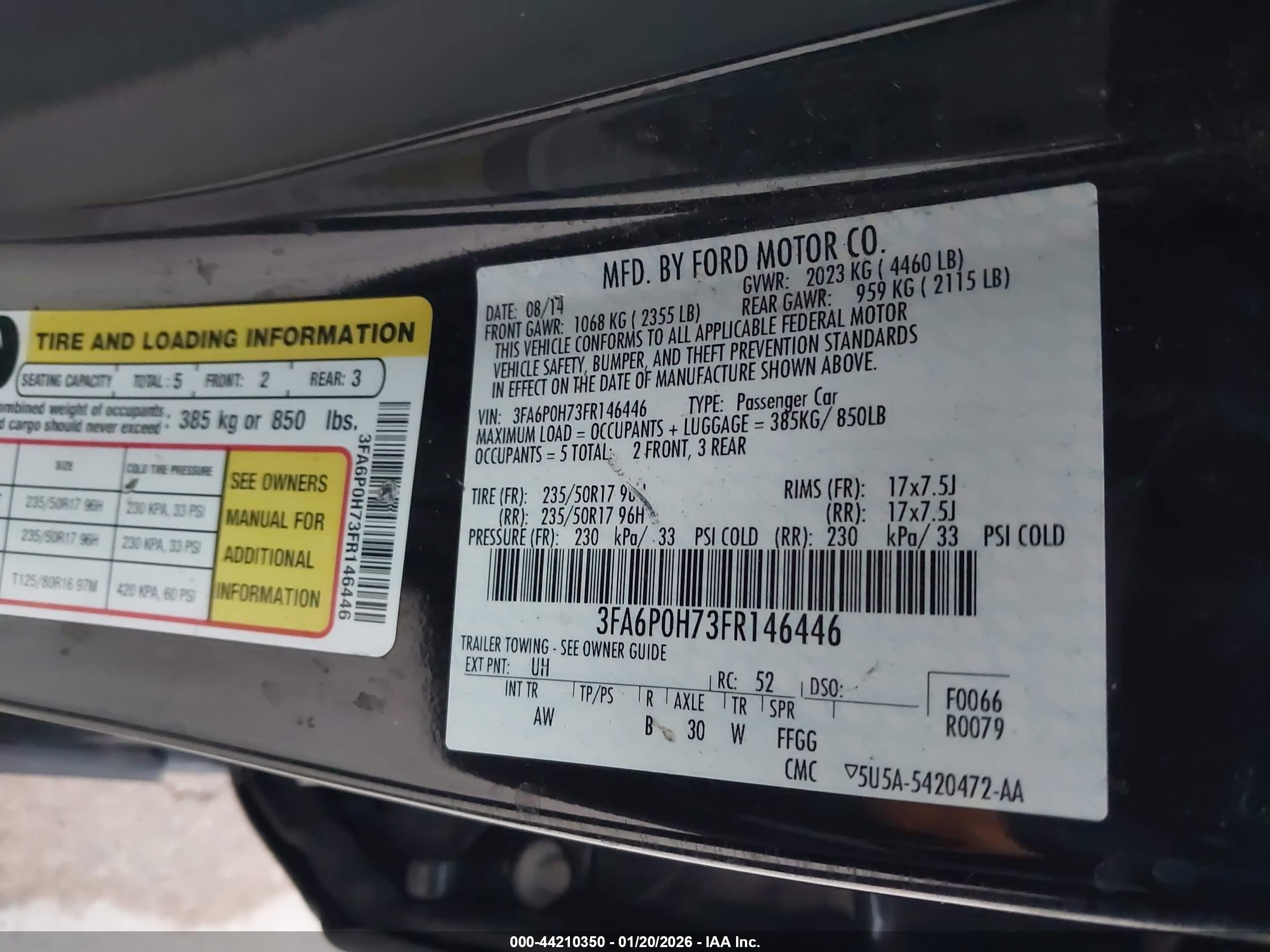 FORD FUSION image 9