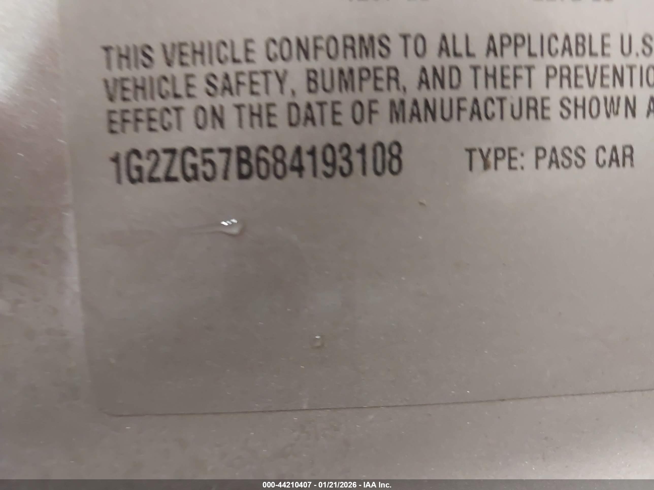 PONTIAC G6 image 9