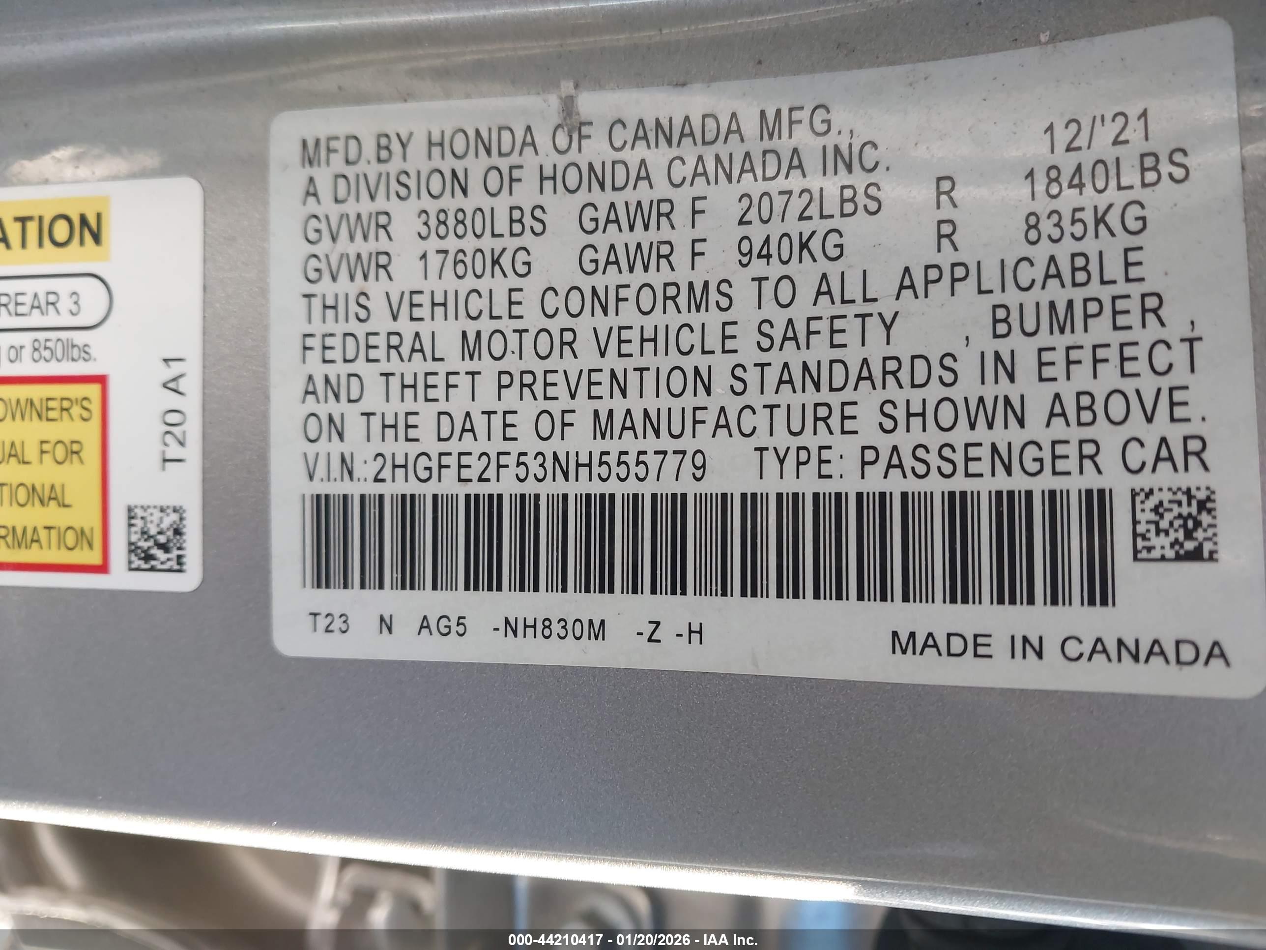 HONDA CIVIC image 9