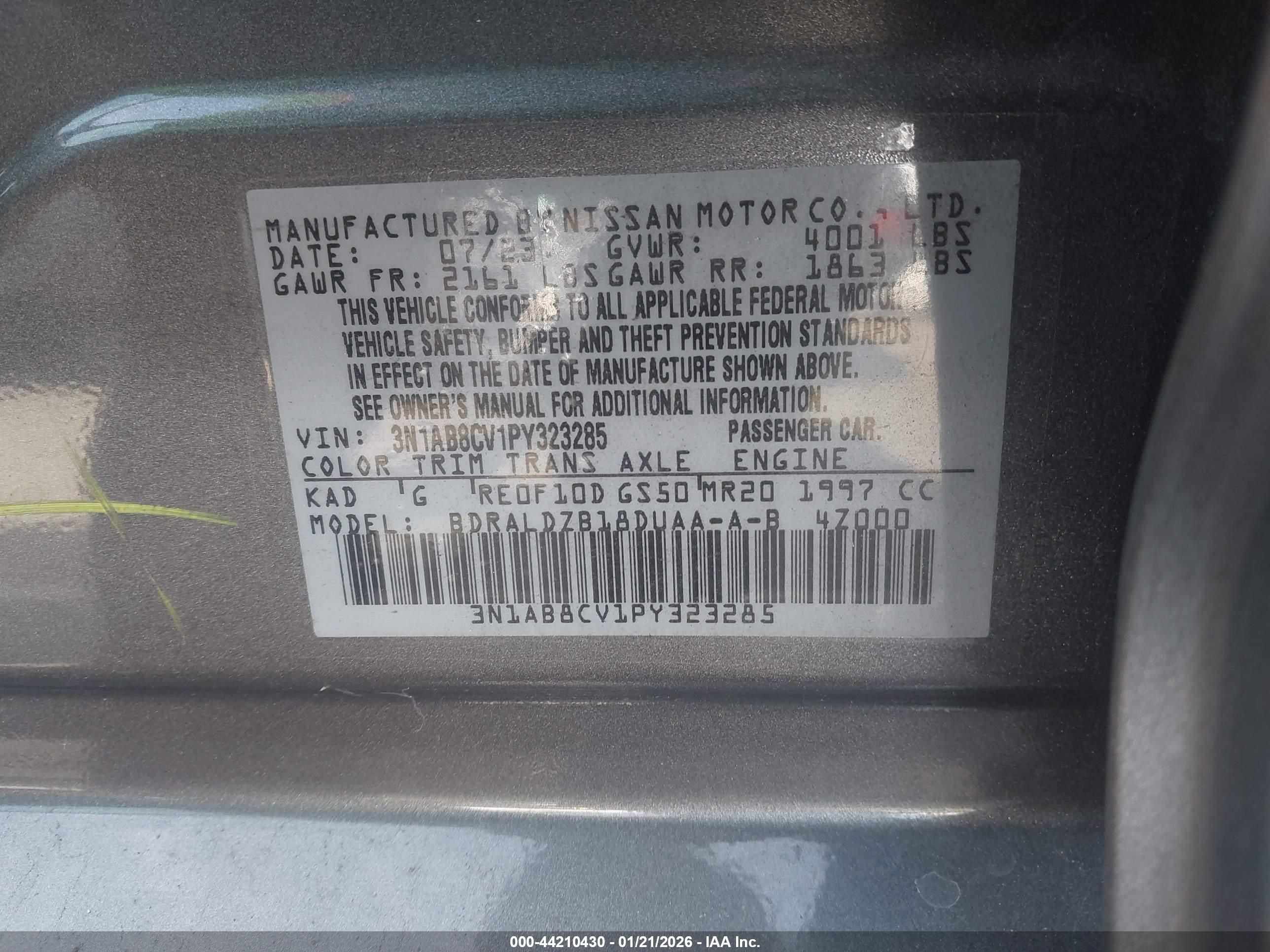 NISSAN SENTRA image 9