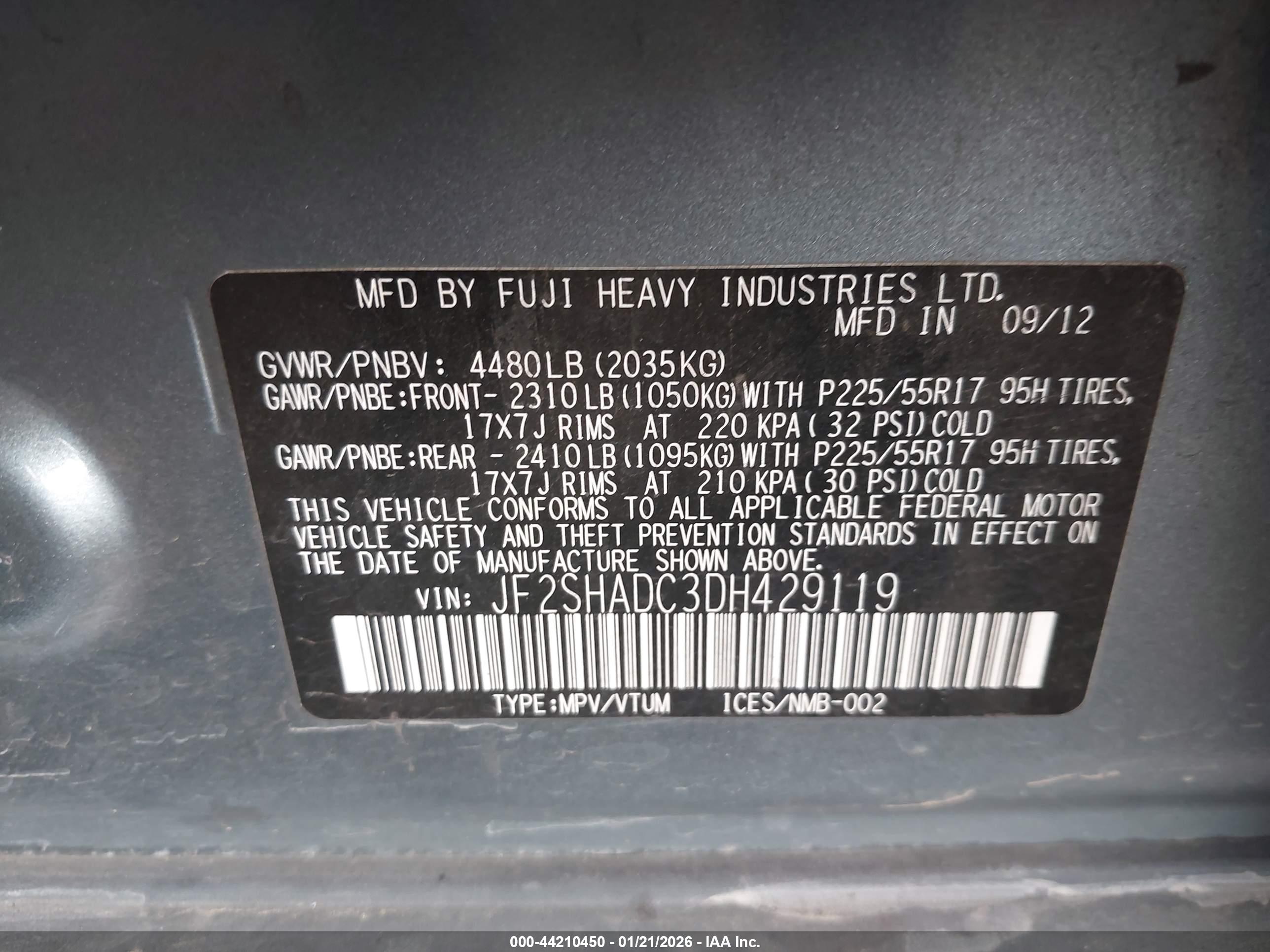 SUBARU FORESTER image 9