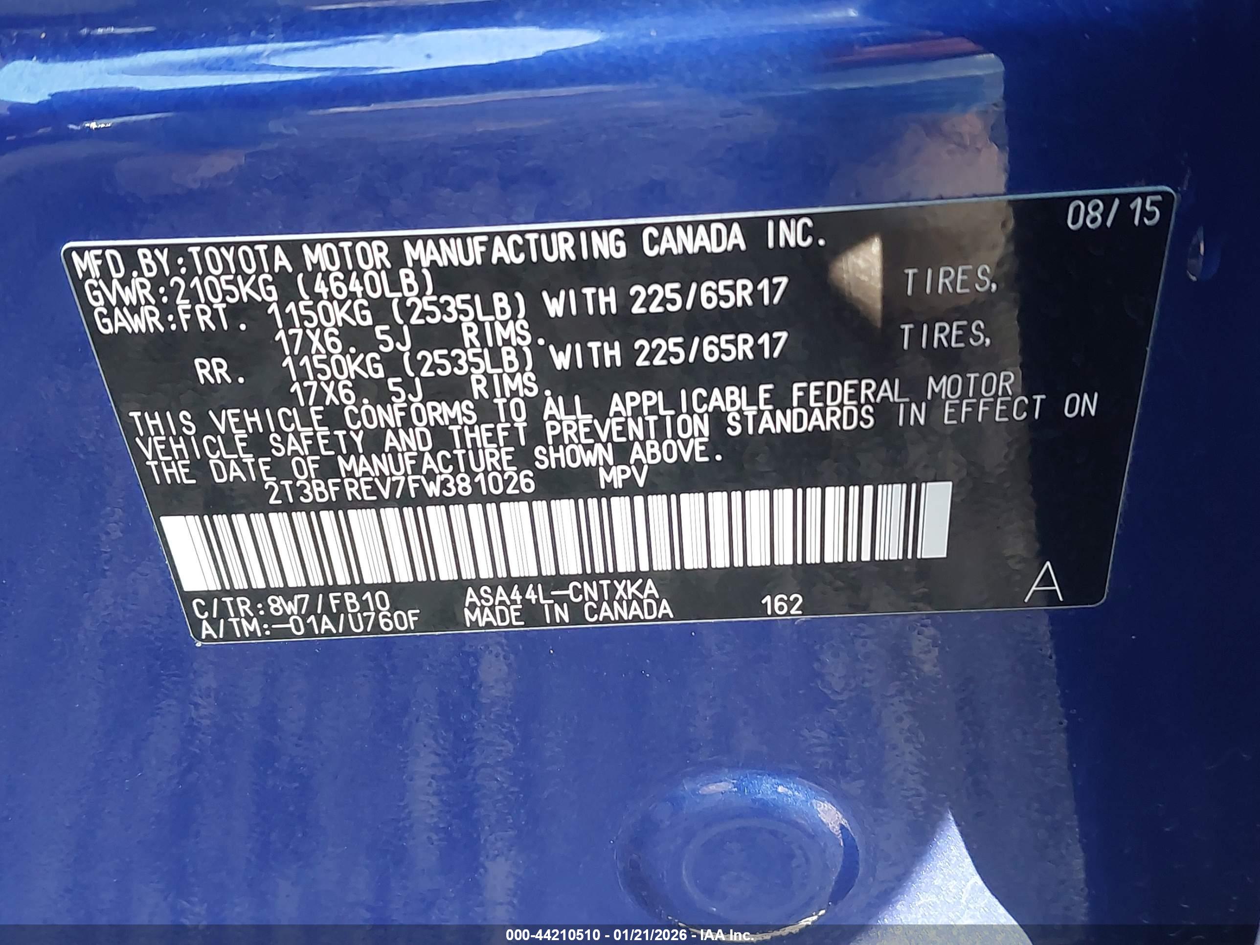 TOYOTA RAV4 image 9