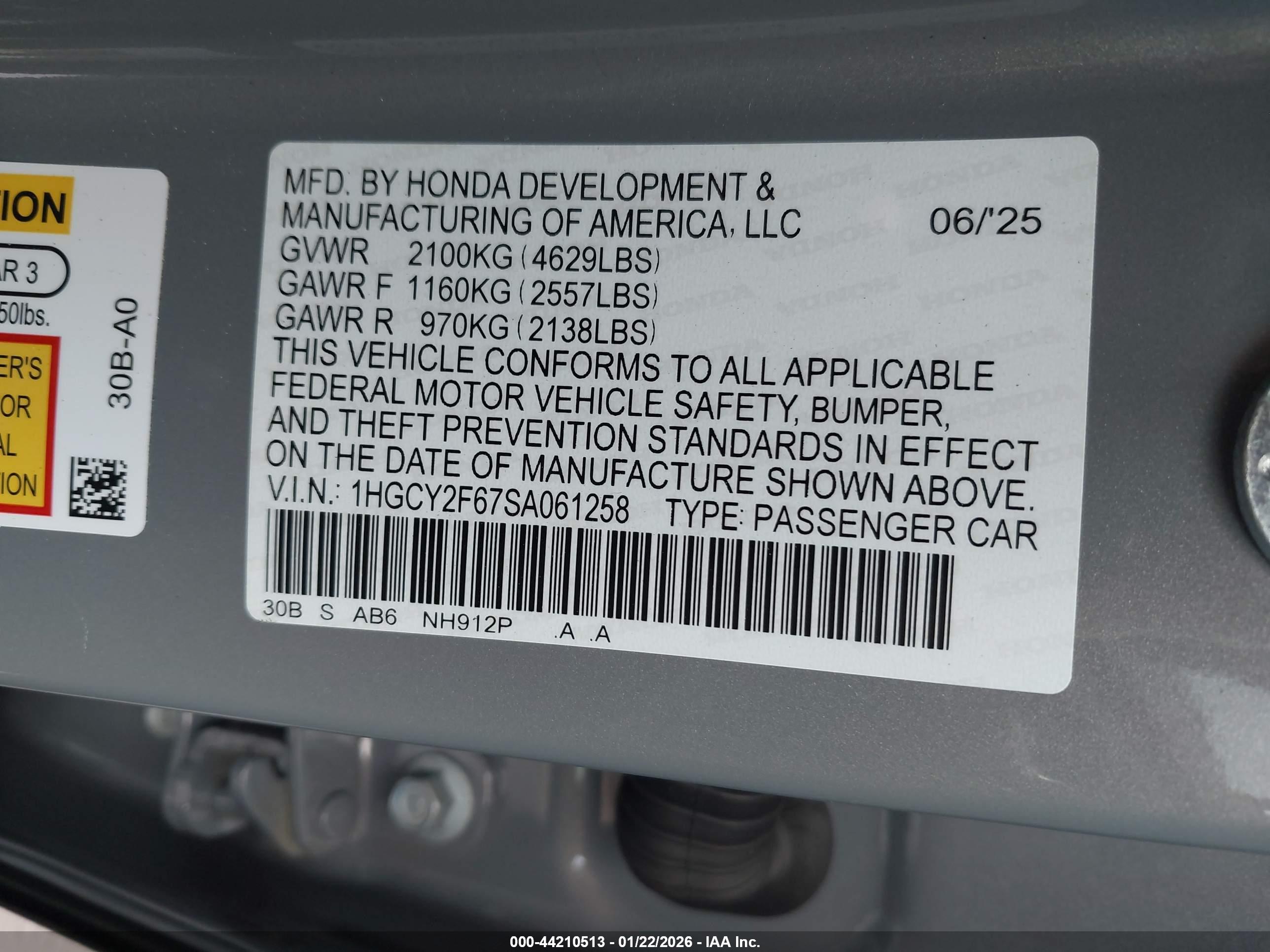 HONDA ACCORD image 9