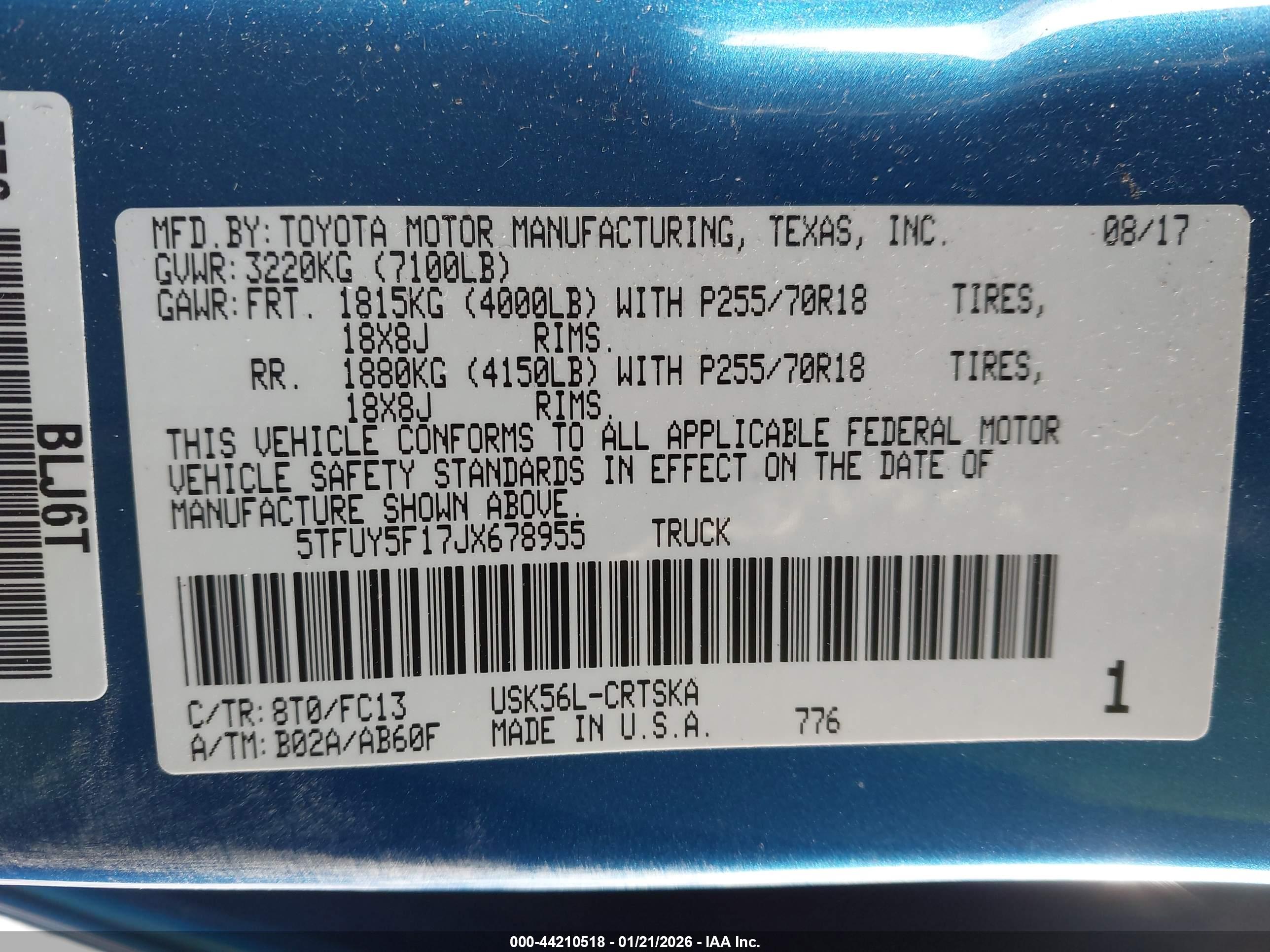 TOYOTA TUNDRA image 9