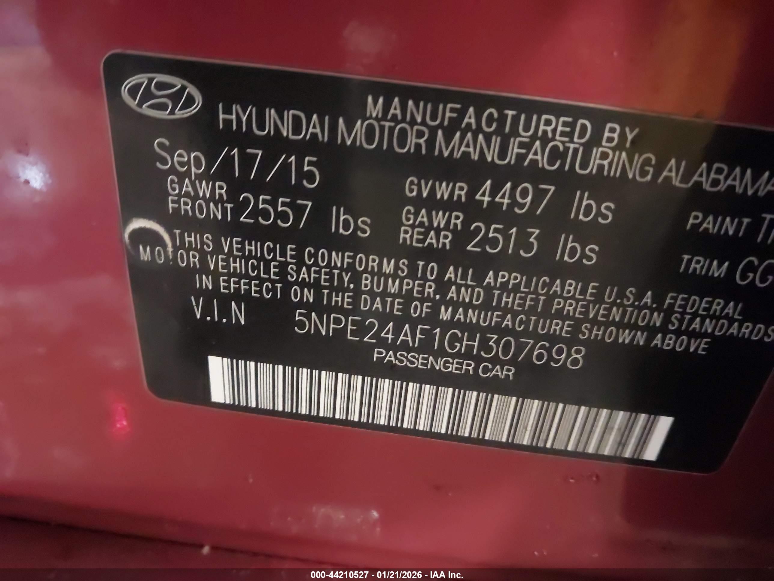 HYUNDAI SONATA image 9
