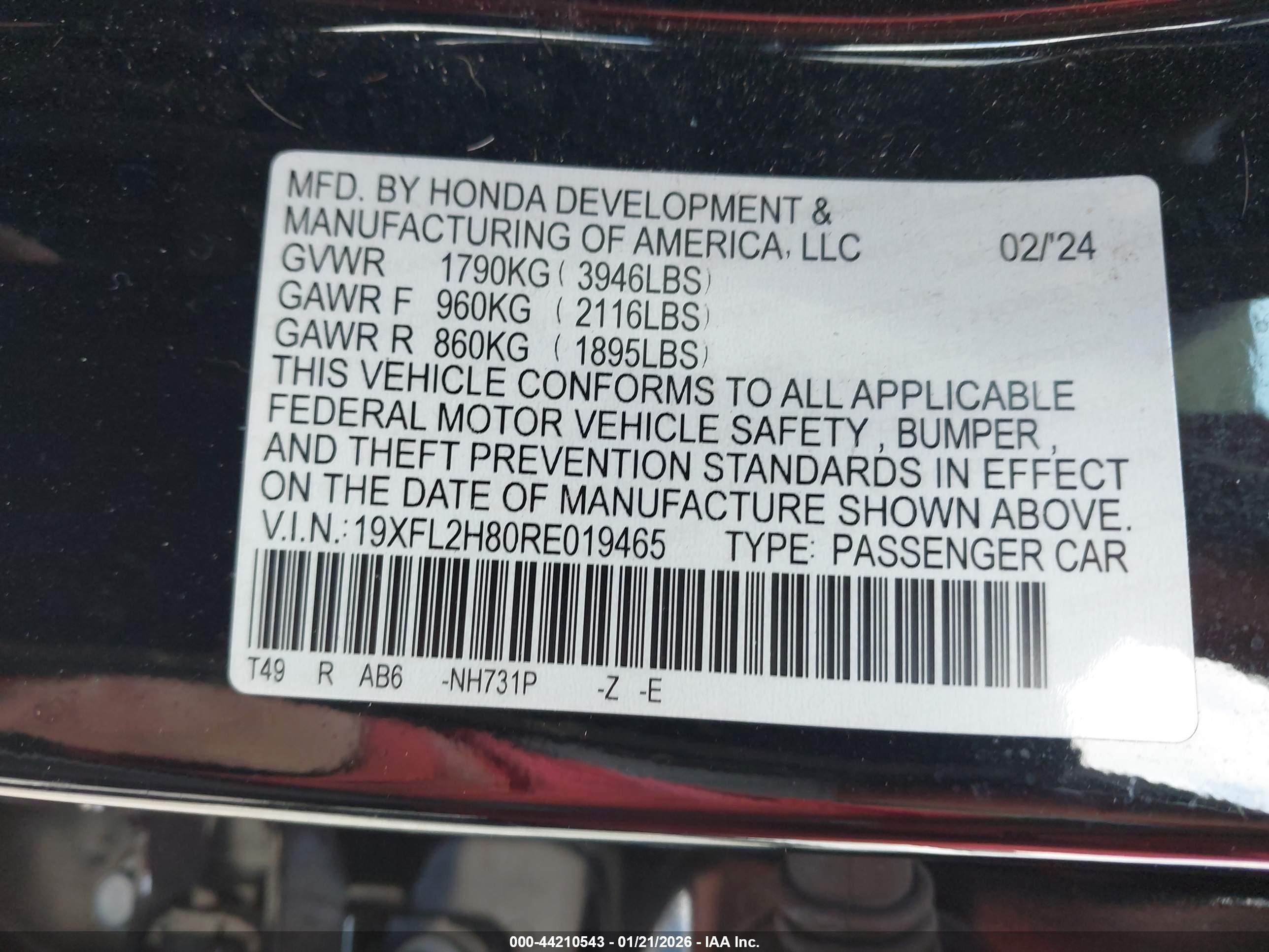 HONDA CIVIC image 9