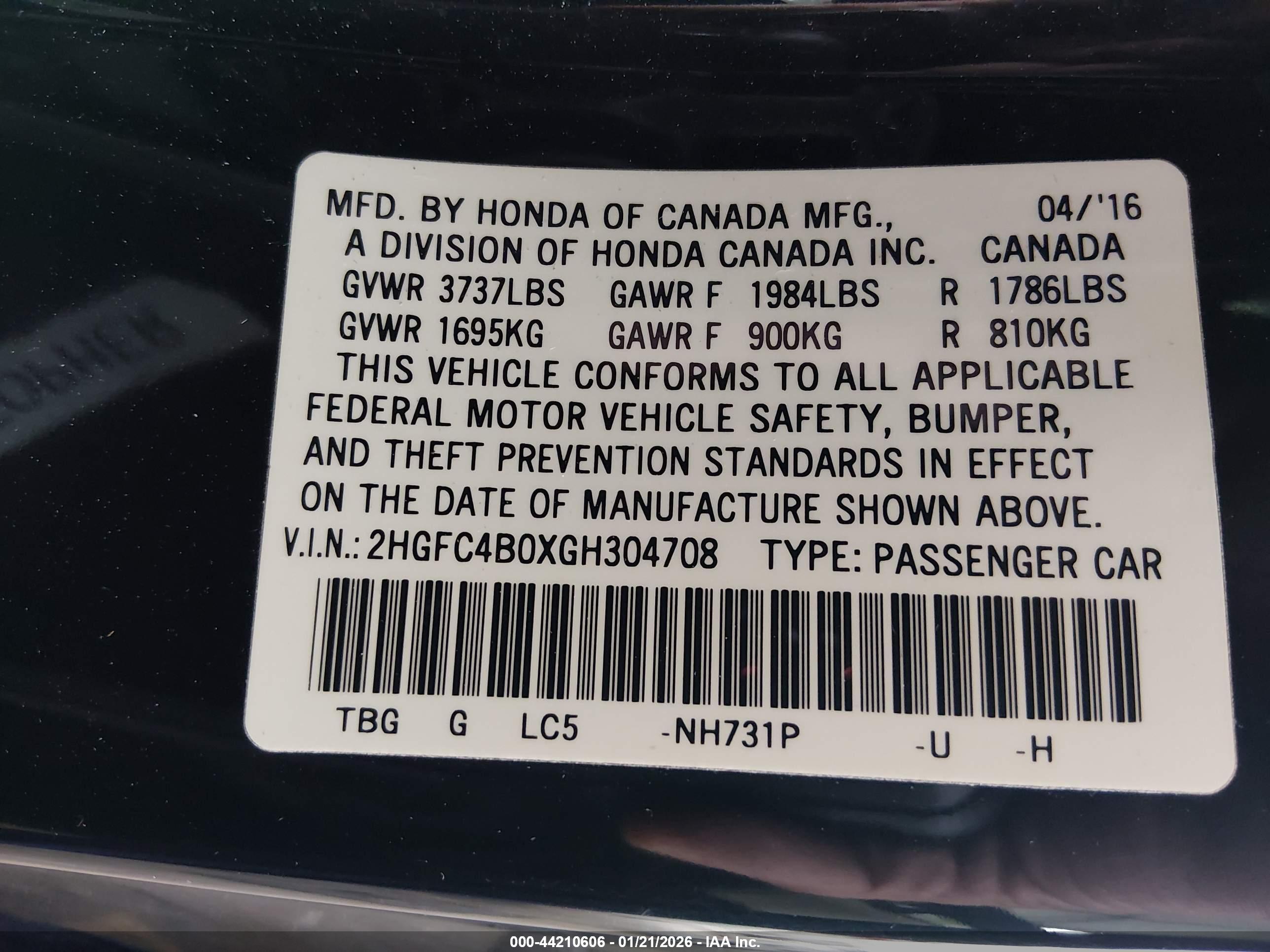 HONDA CIVIC image 9