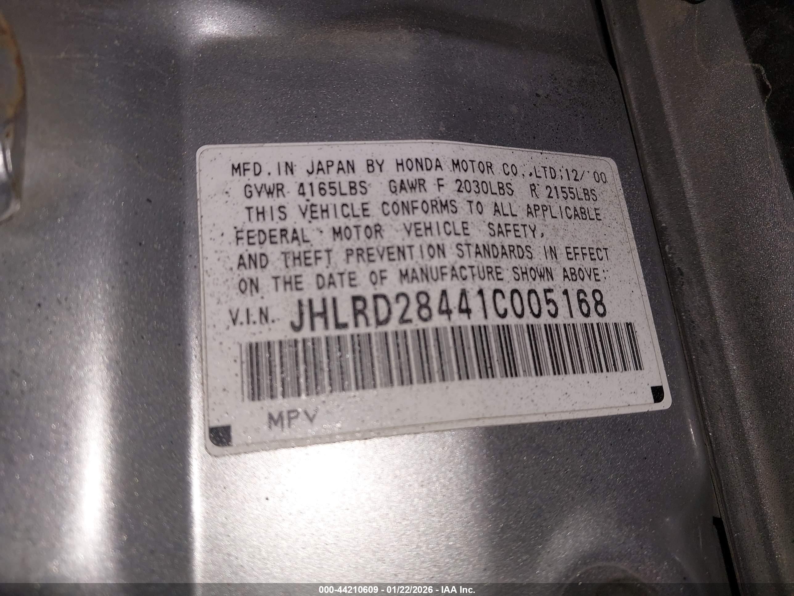 HONDA CR-V image 9