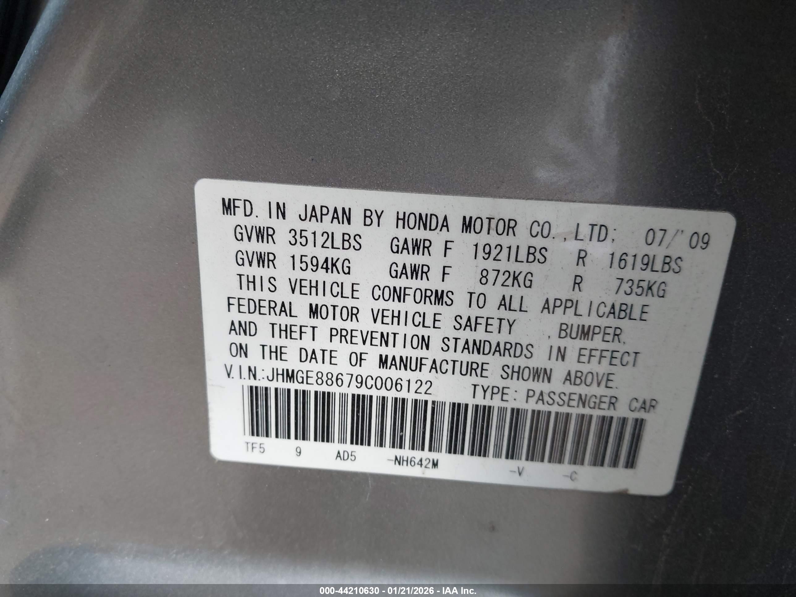 HONDA FIT image 9