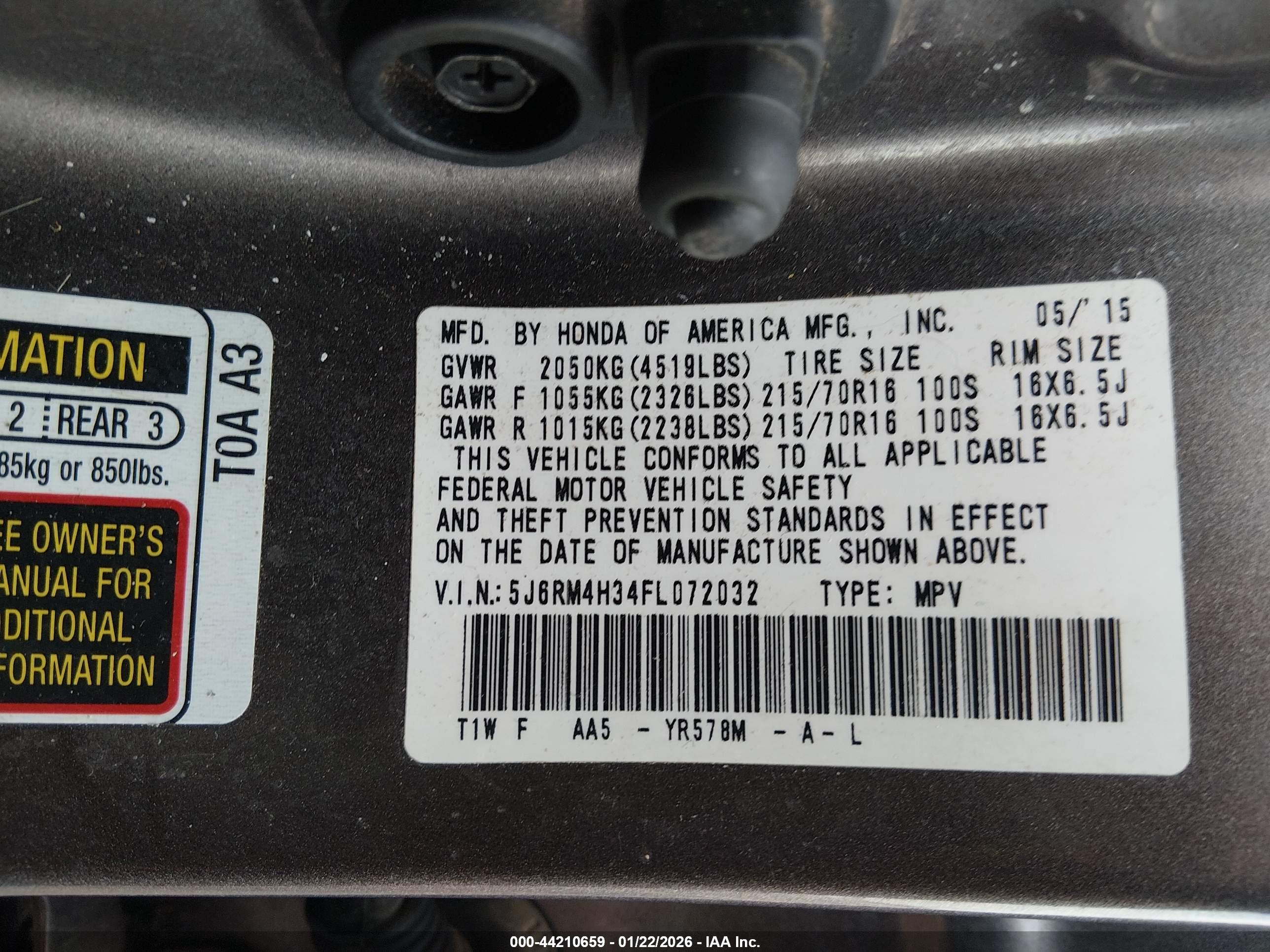 HONDA CR-V image 9