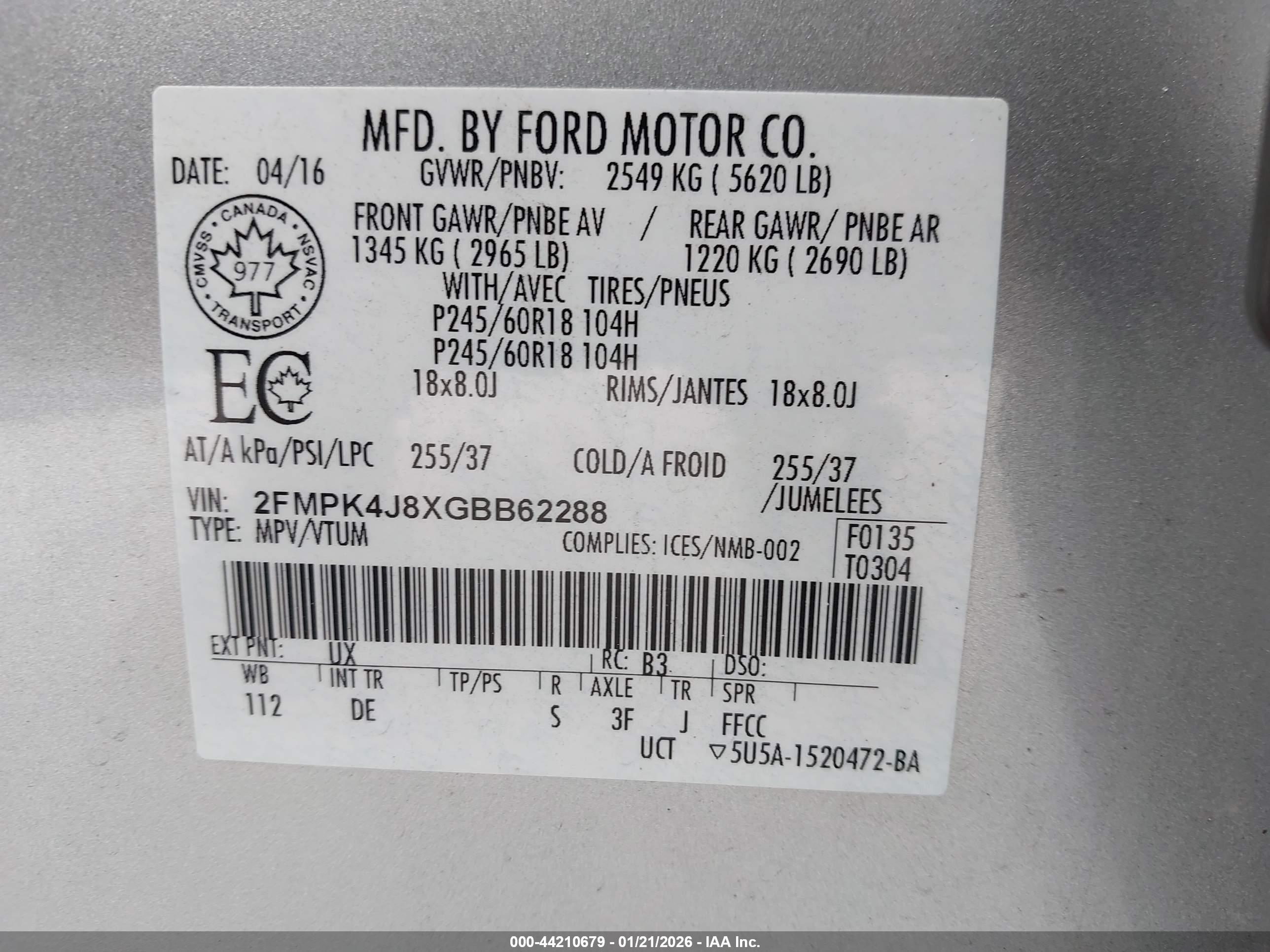 FORD EDGE image 9