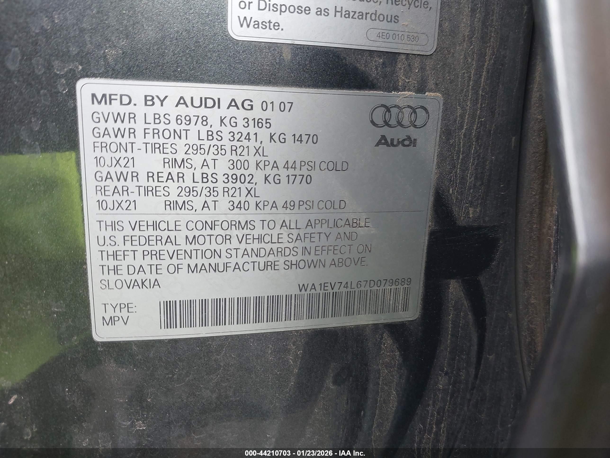 AUDI Q7 image 9