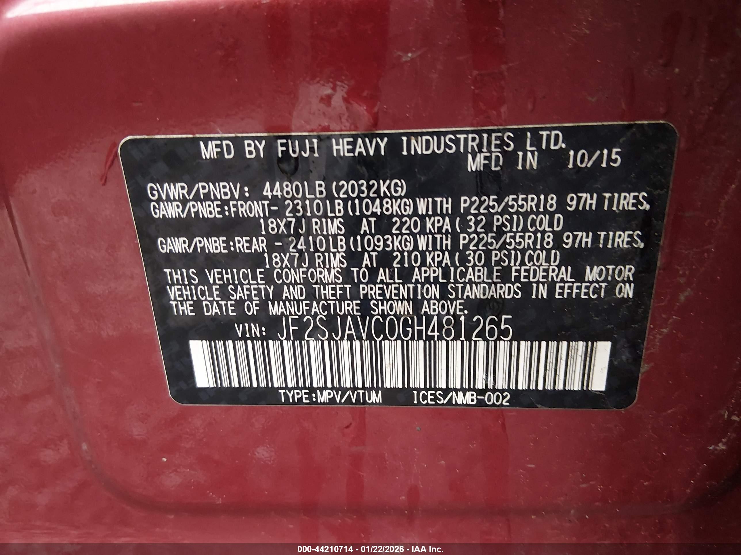 SUBARU FORESTER image 9