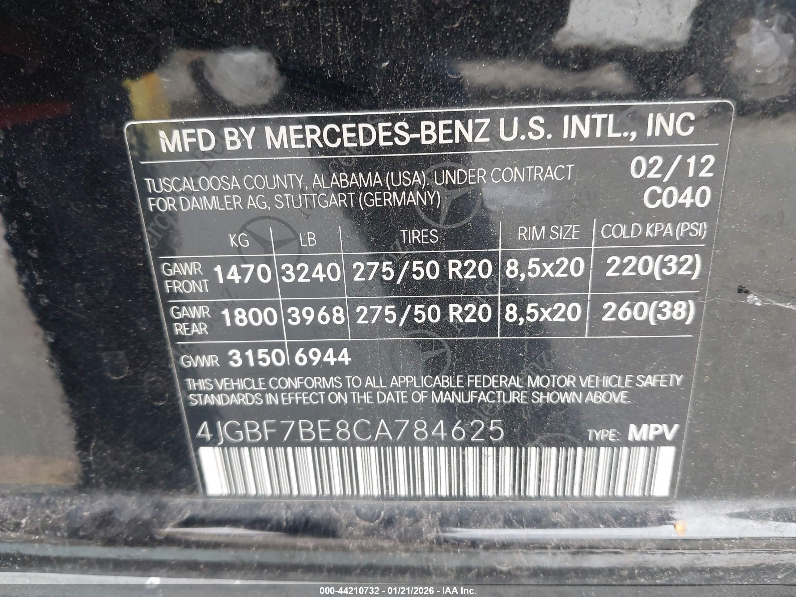 MERCEDES-BENZ GL image 9