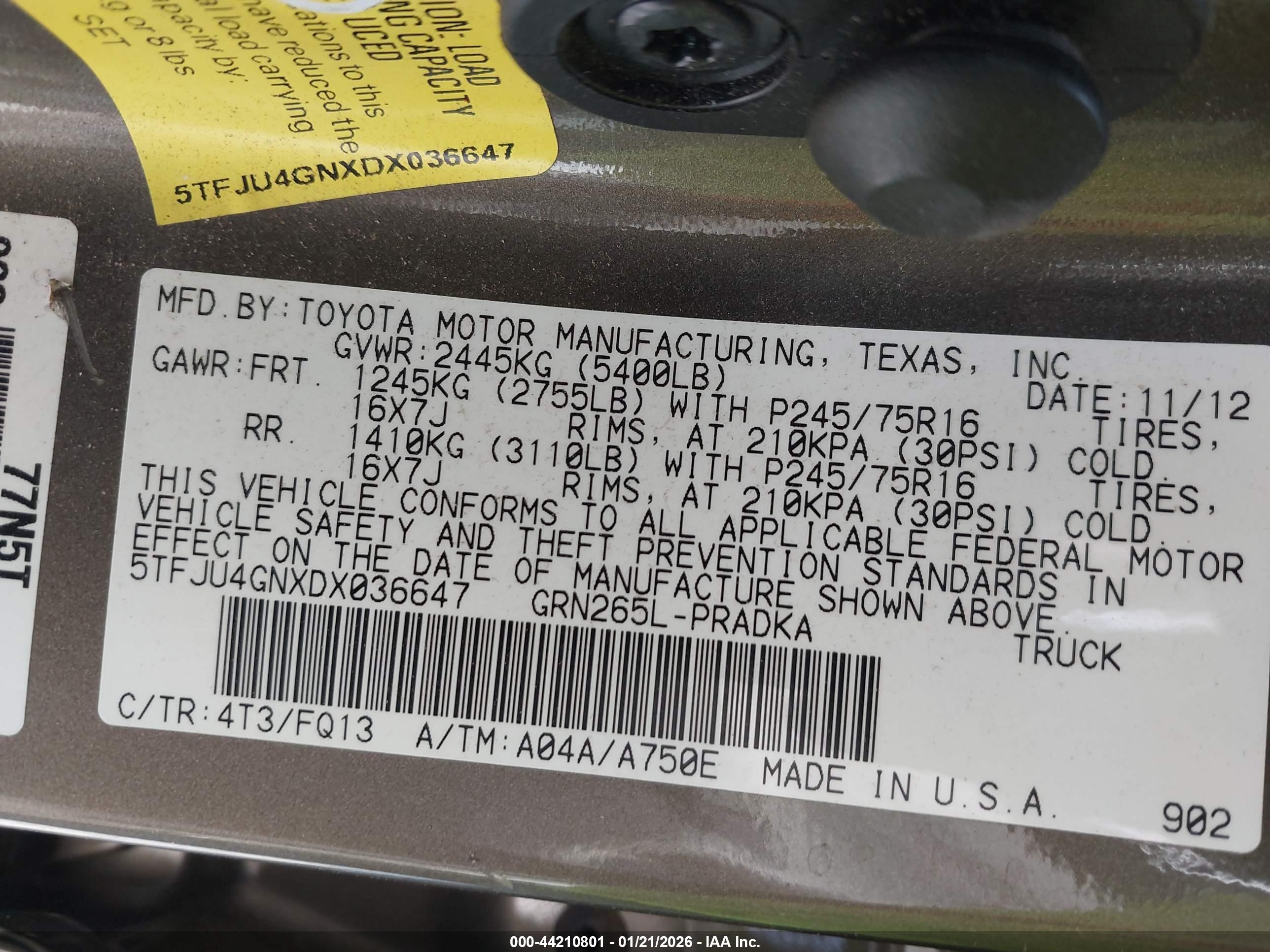 TOYOTA TACOMA image 9