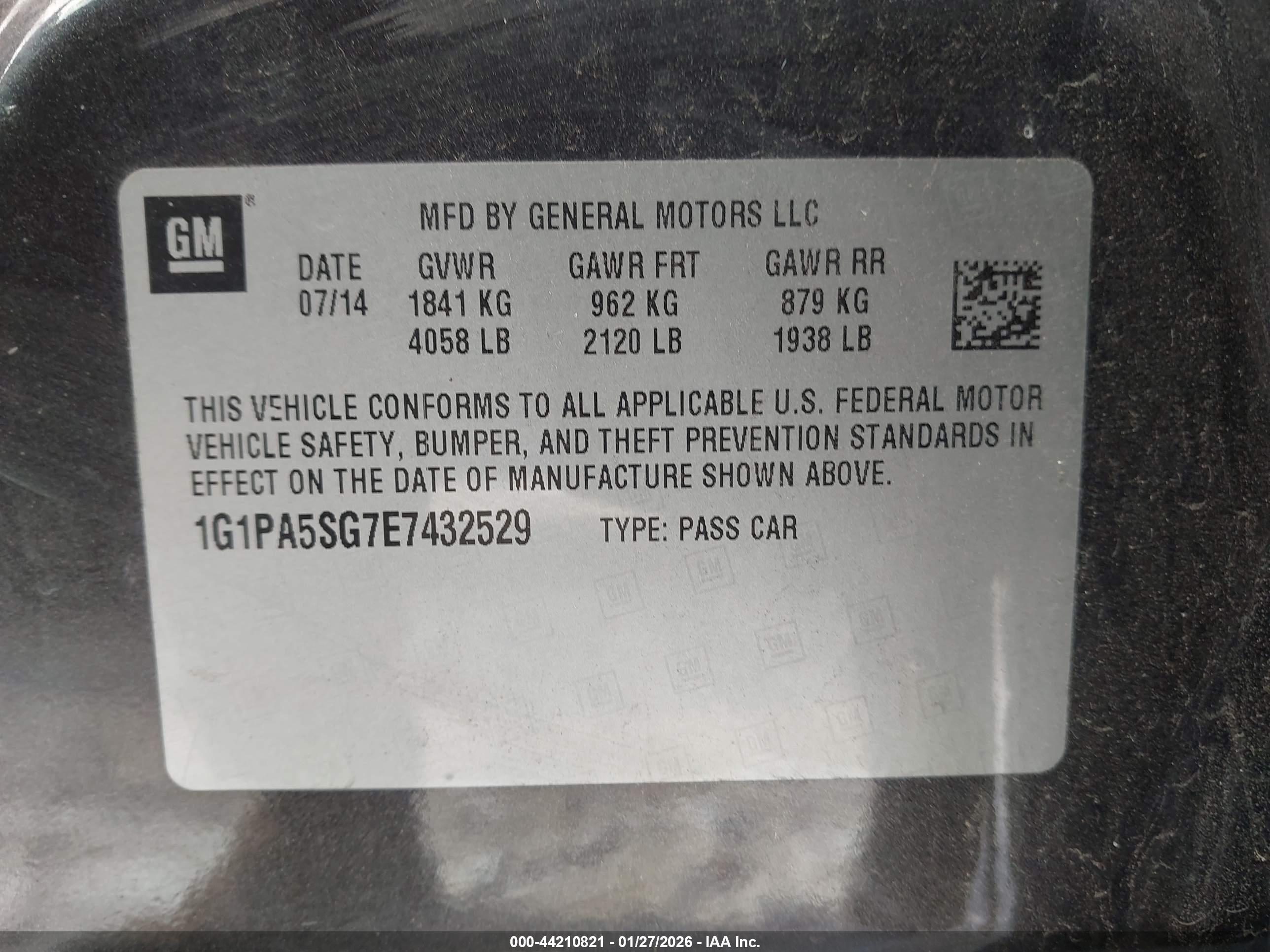 CHEVROLET CRUZE image 9
