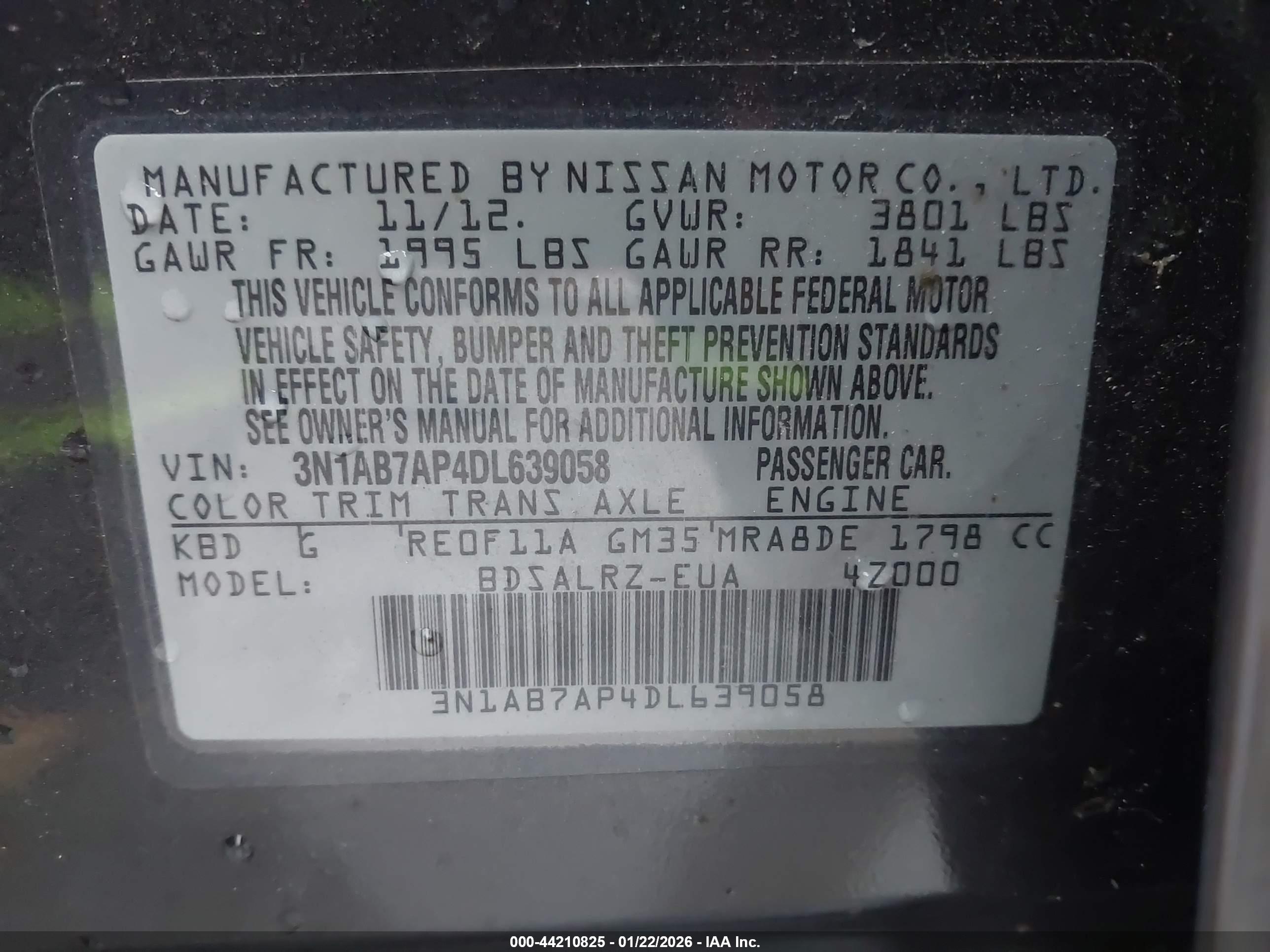 NISSAN SENTRA image 9