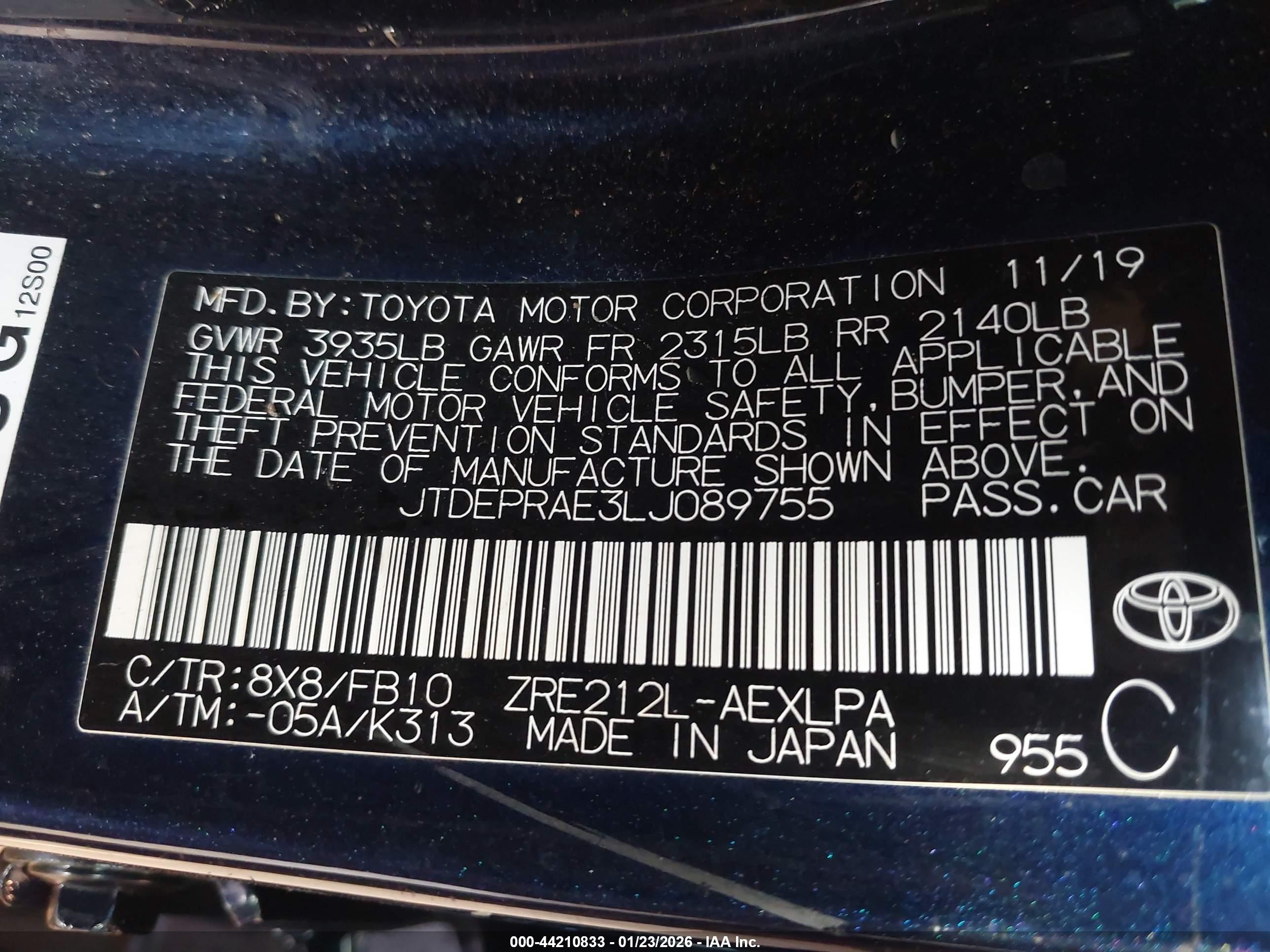 TOYOTA COROLLA image 9