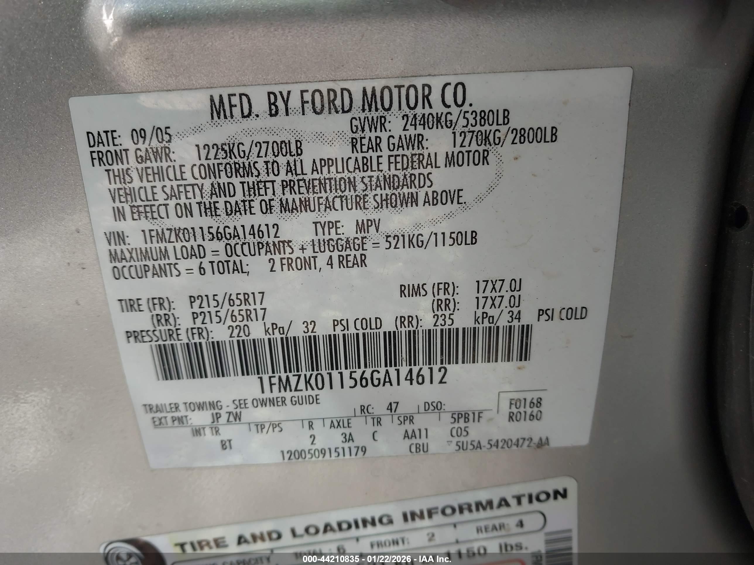 FORD FREESTYLE image 9