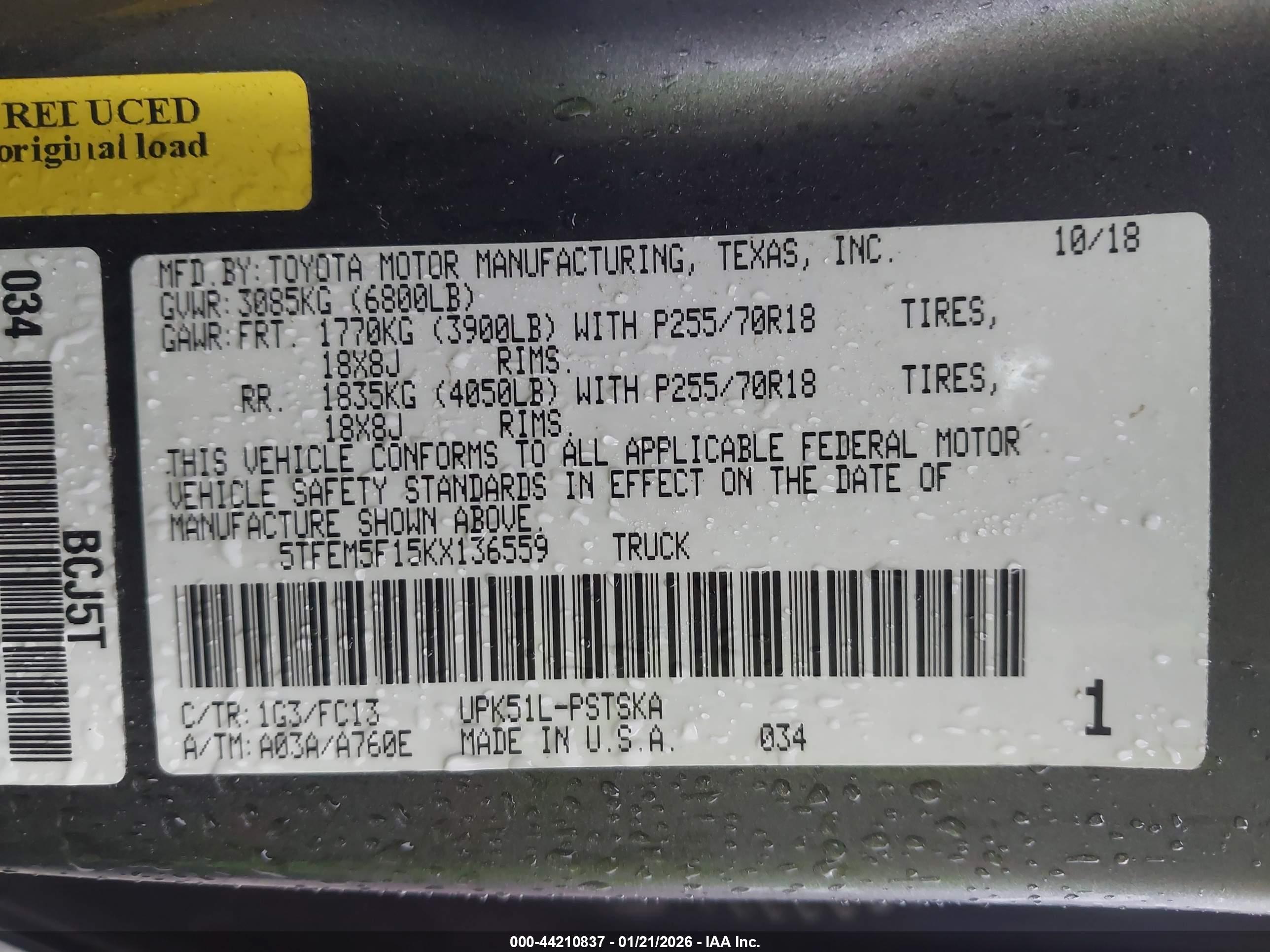 TOYOTA TUNDRA image 9