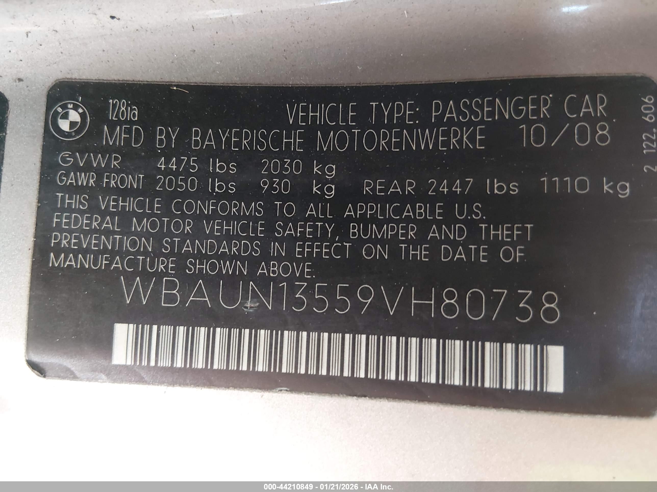 BMW 128I image 9