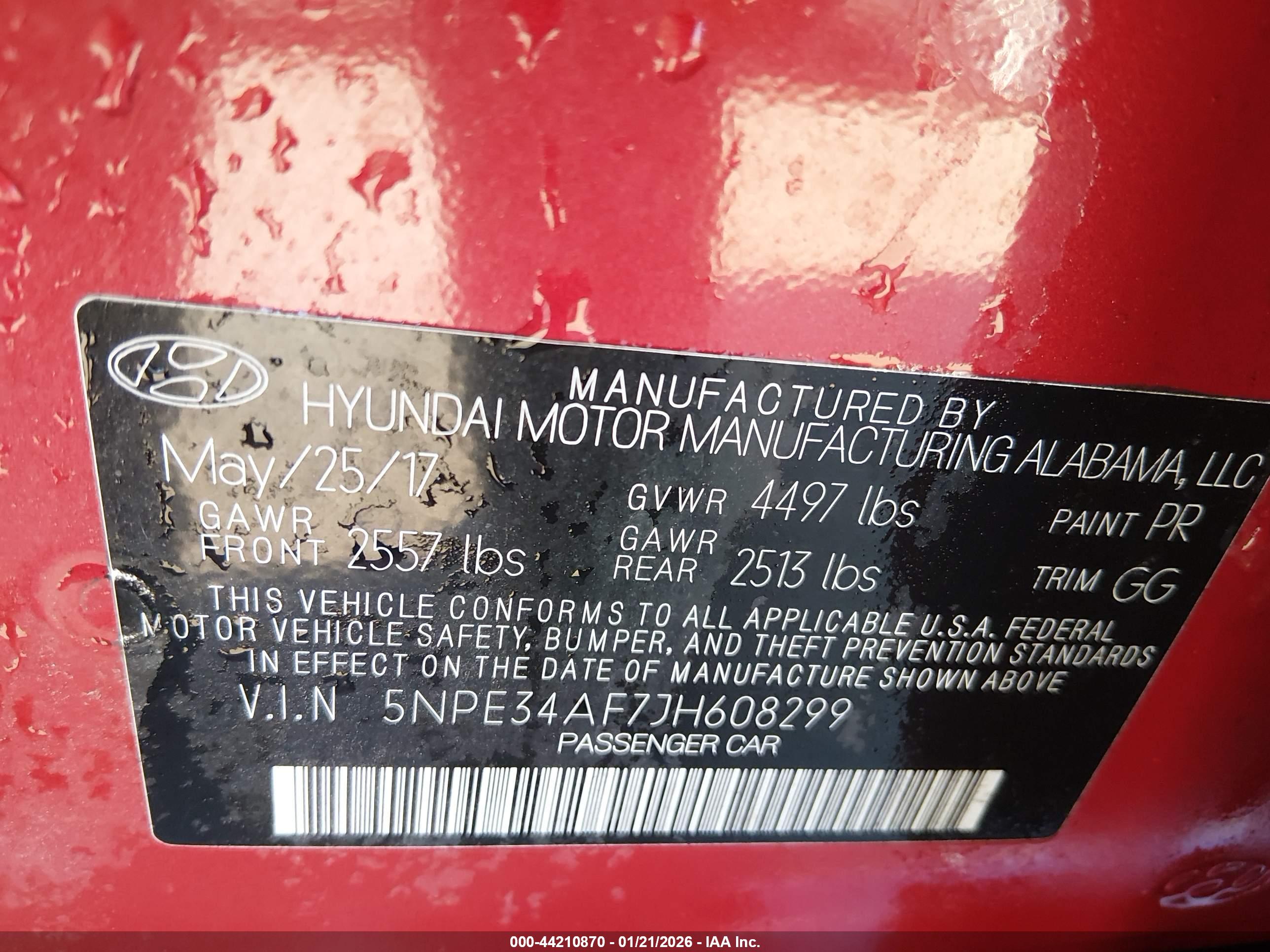 HYUNDAI SONATA image 9