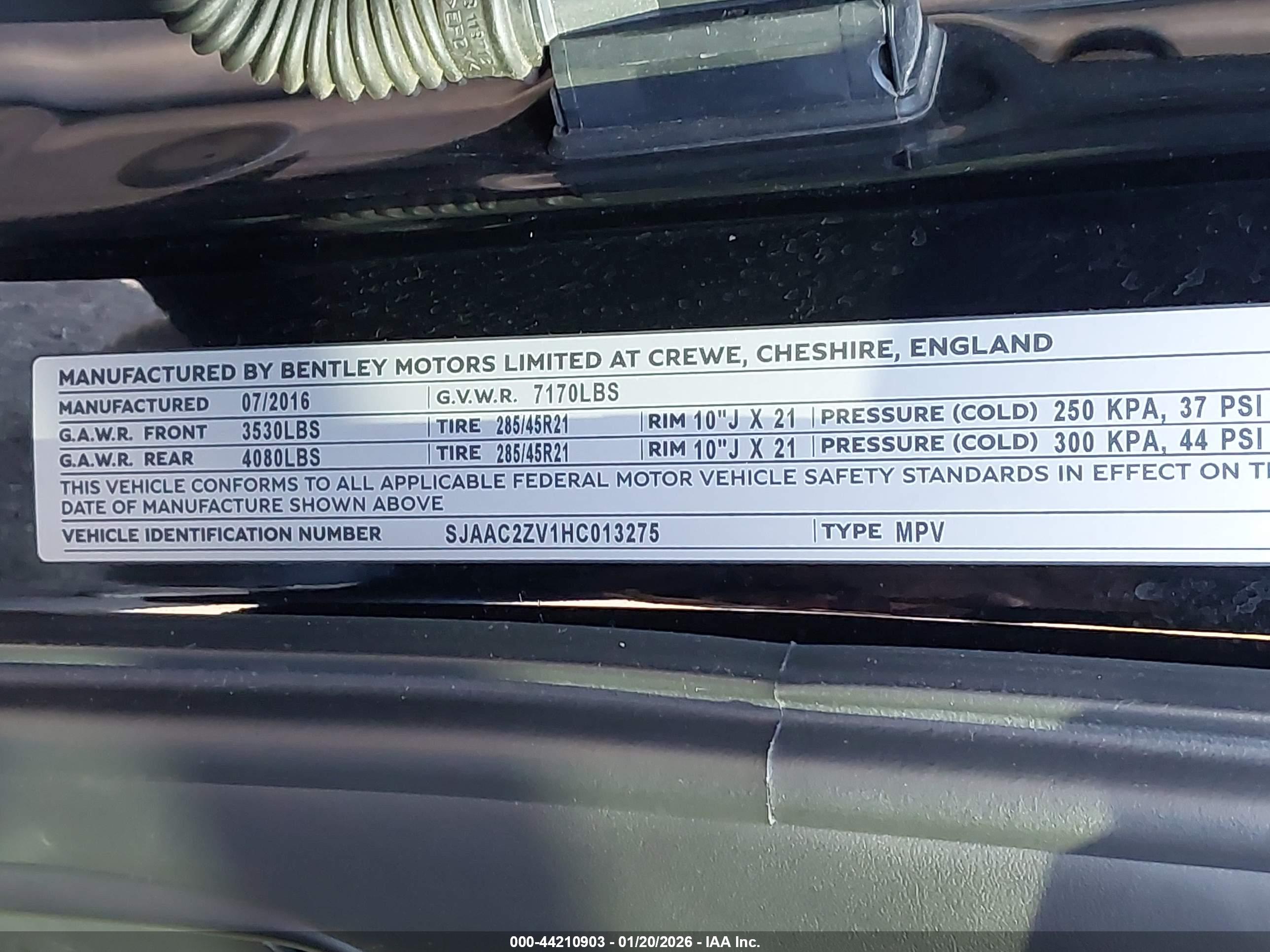 BENTLEY BENTAYGA image 9