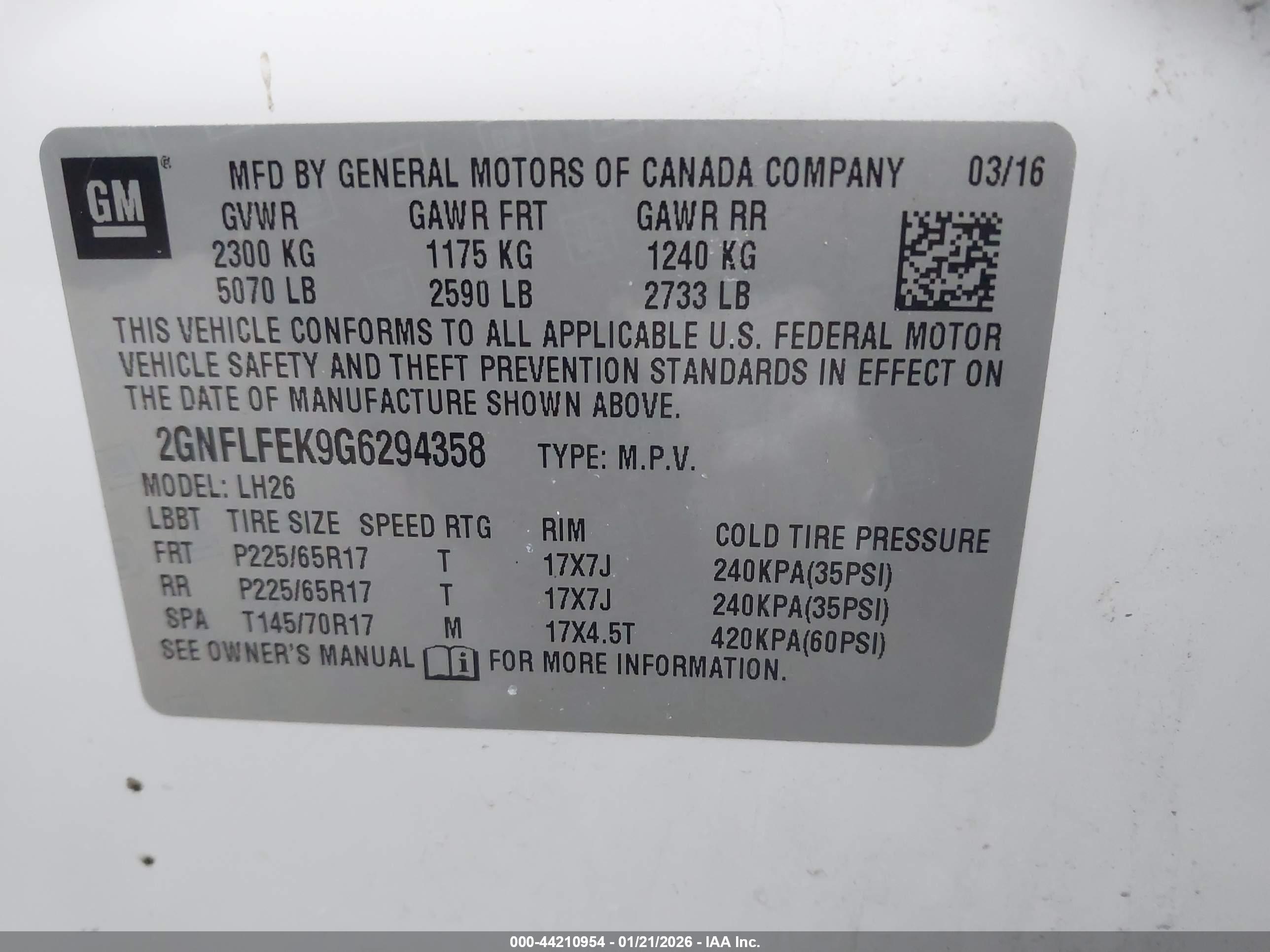 CHEVROLET EQUINOX image 9
