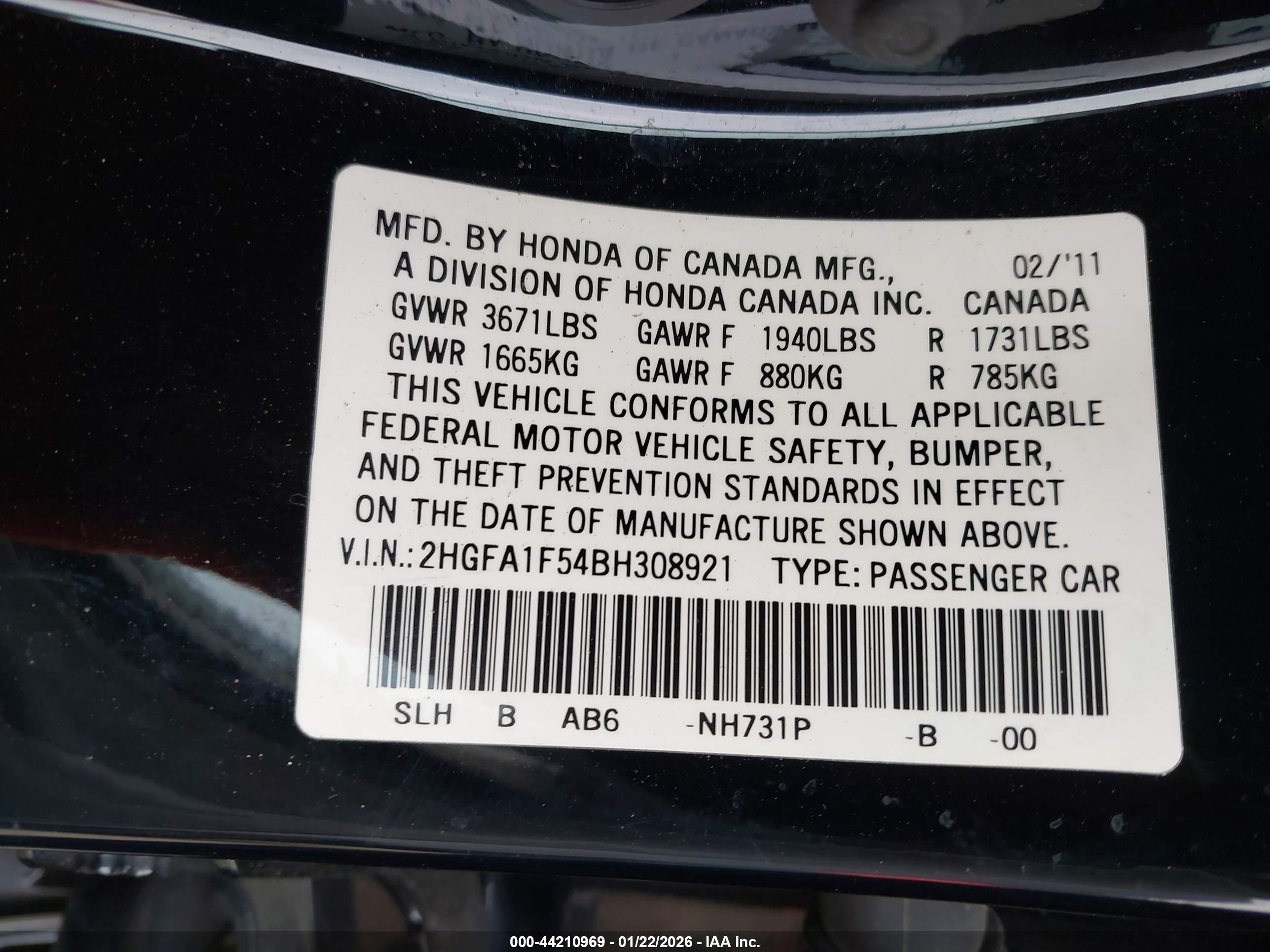 HONDA CIVIC image 9