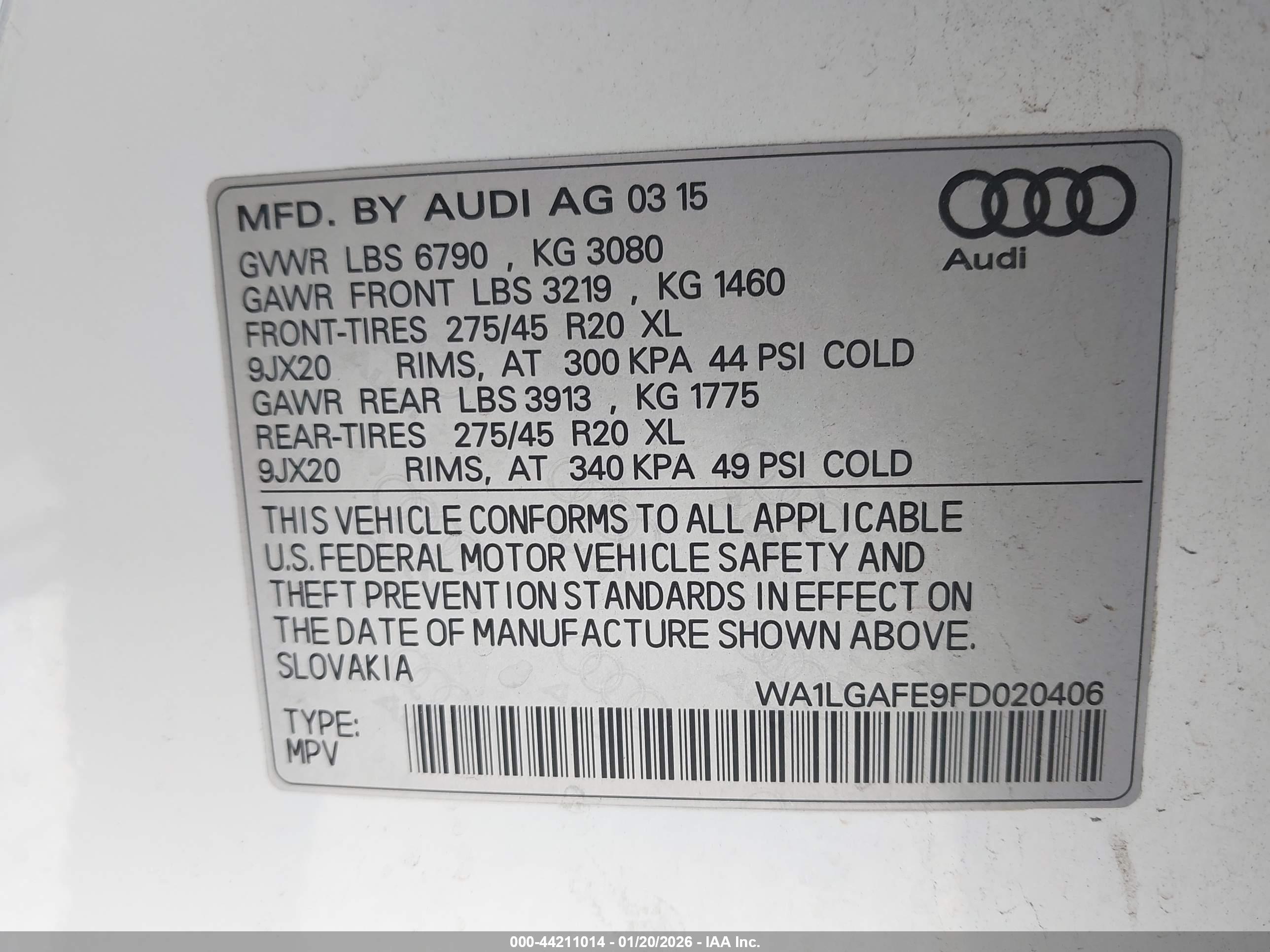 AUDI Q7 image 9