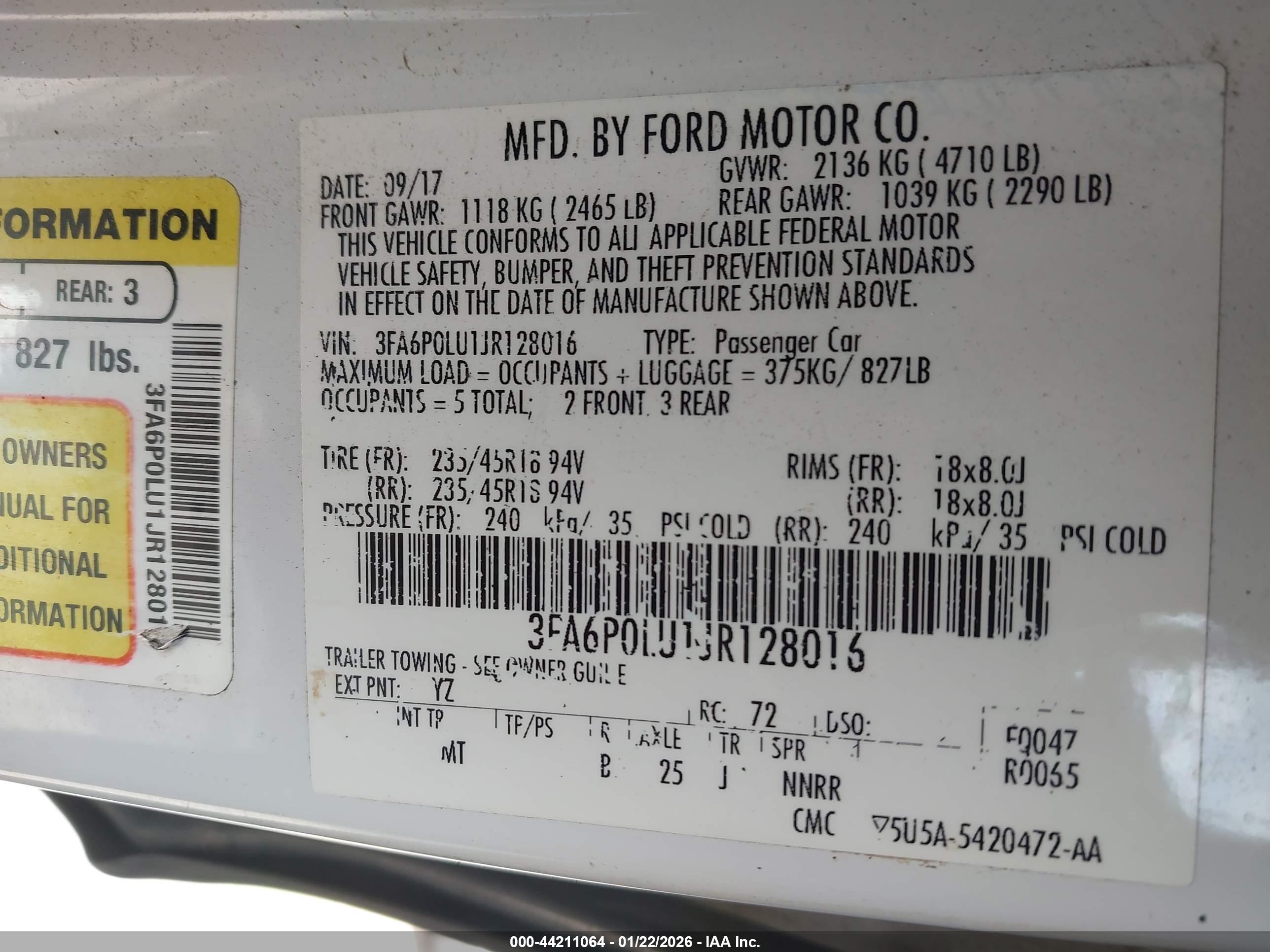 FORD FUSION image 9