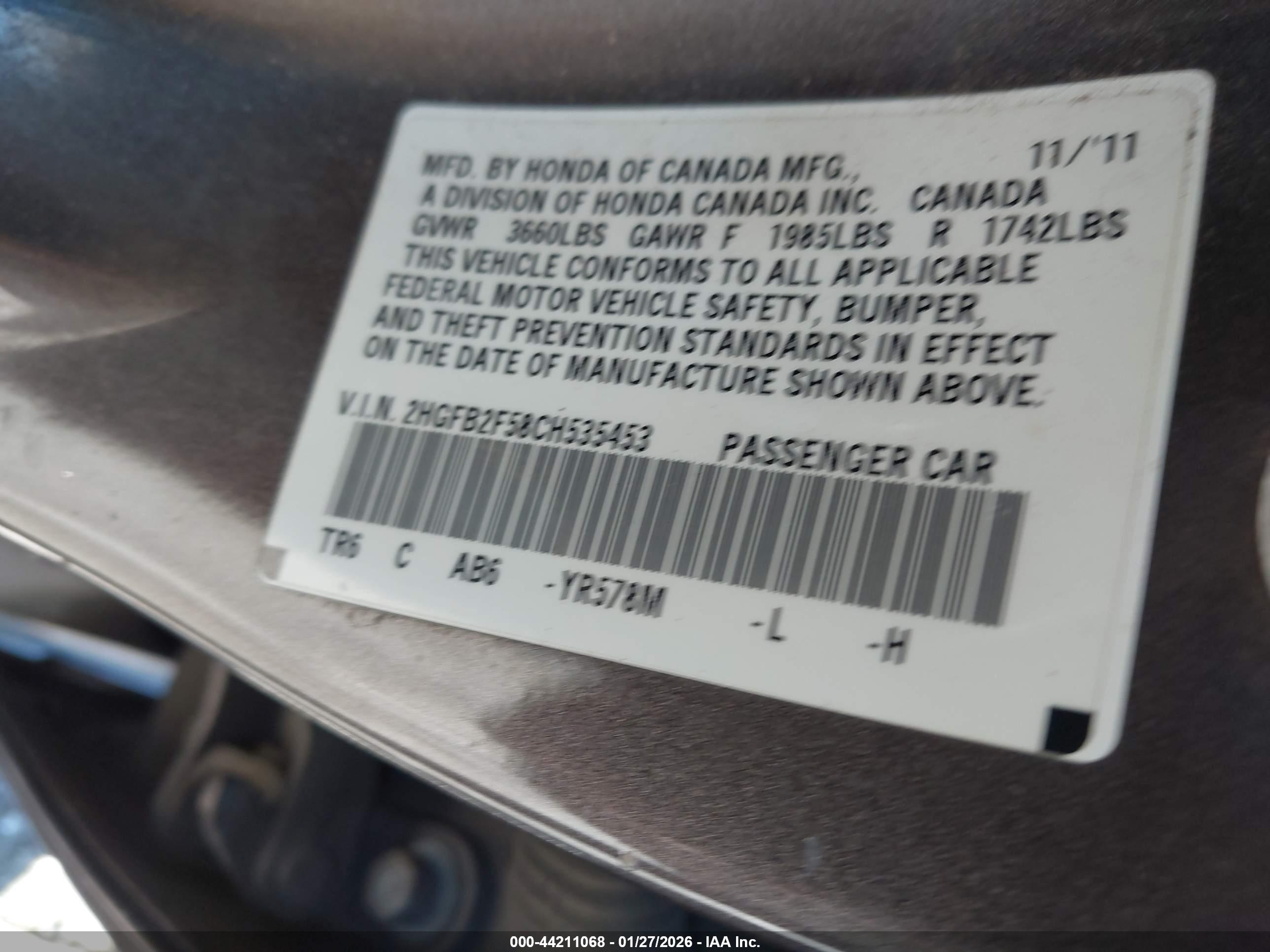 HONDA CIVIC image 9